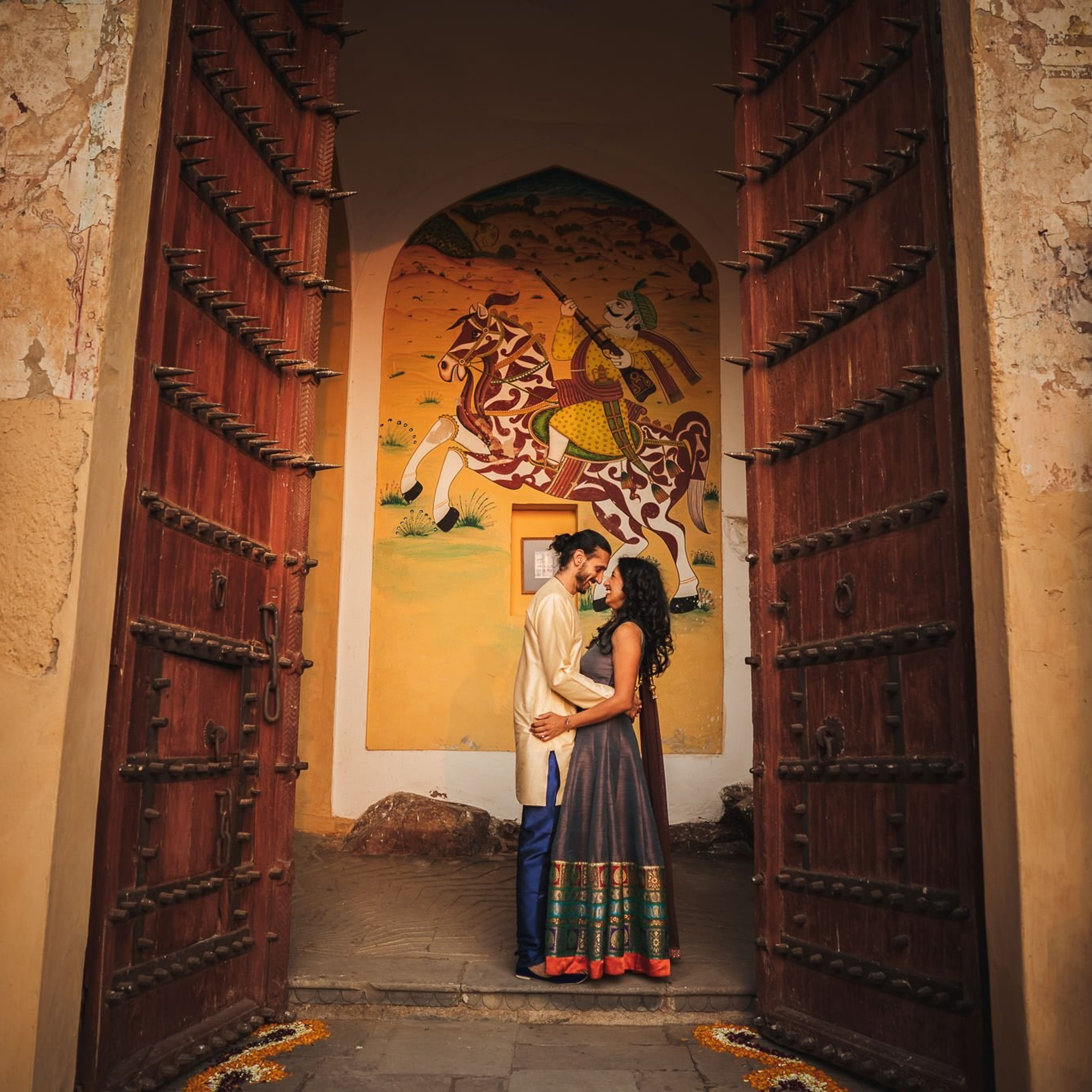 A destination wedding at Neemrana fort palace, Rajasthan, India