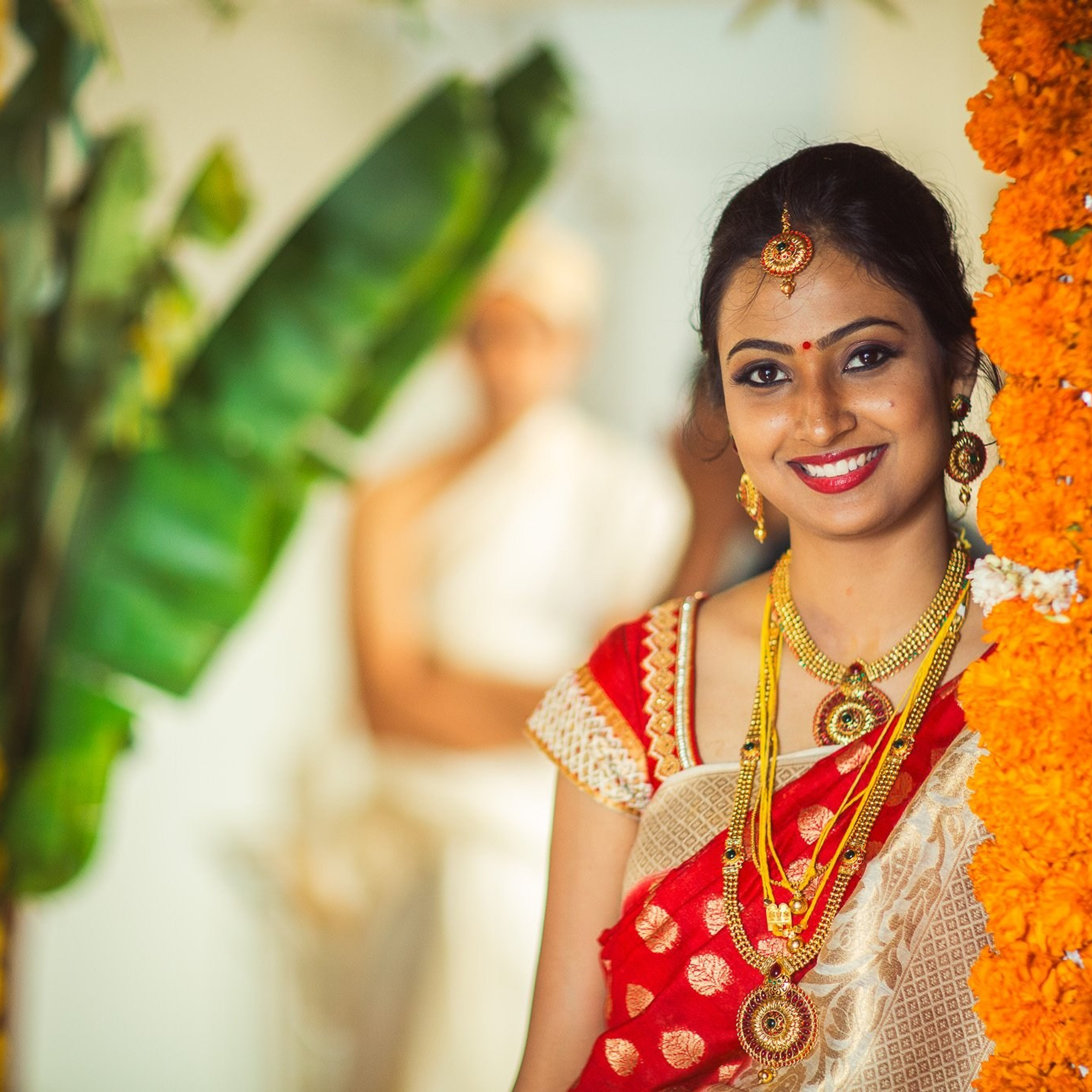 Traditional Kannada Brahmin Temple wedding, JP nagar, Bangalore