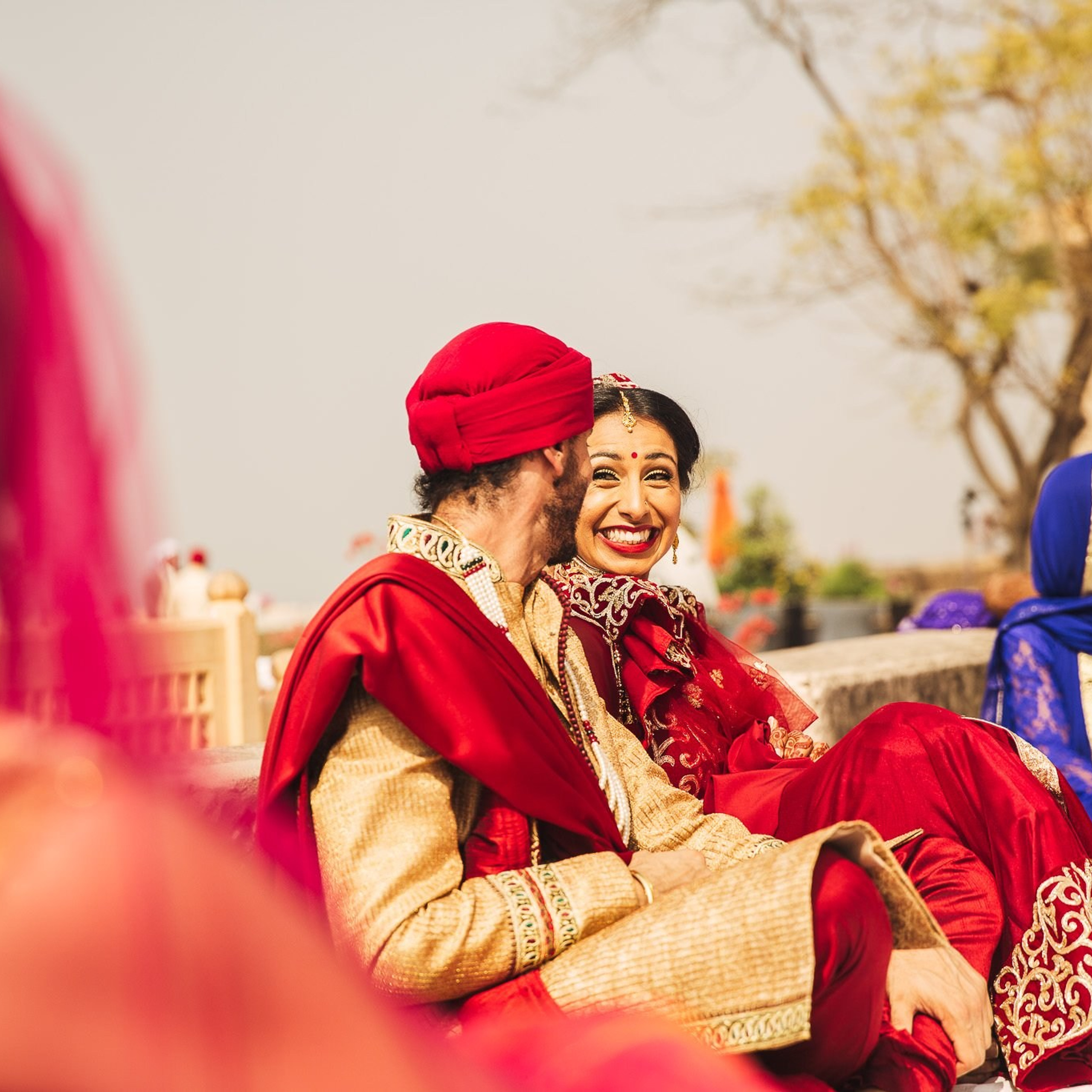 A destination wedding at Neemrana fort palace, Rajasthan, India