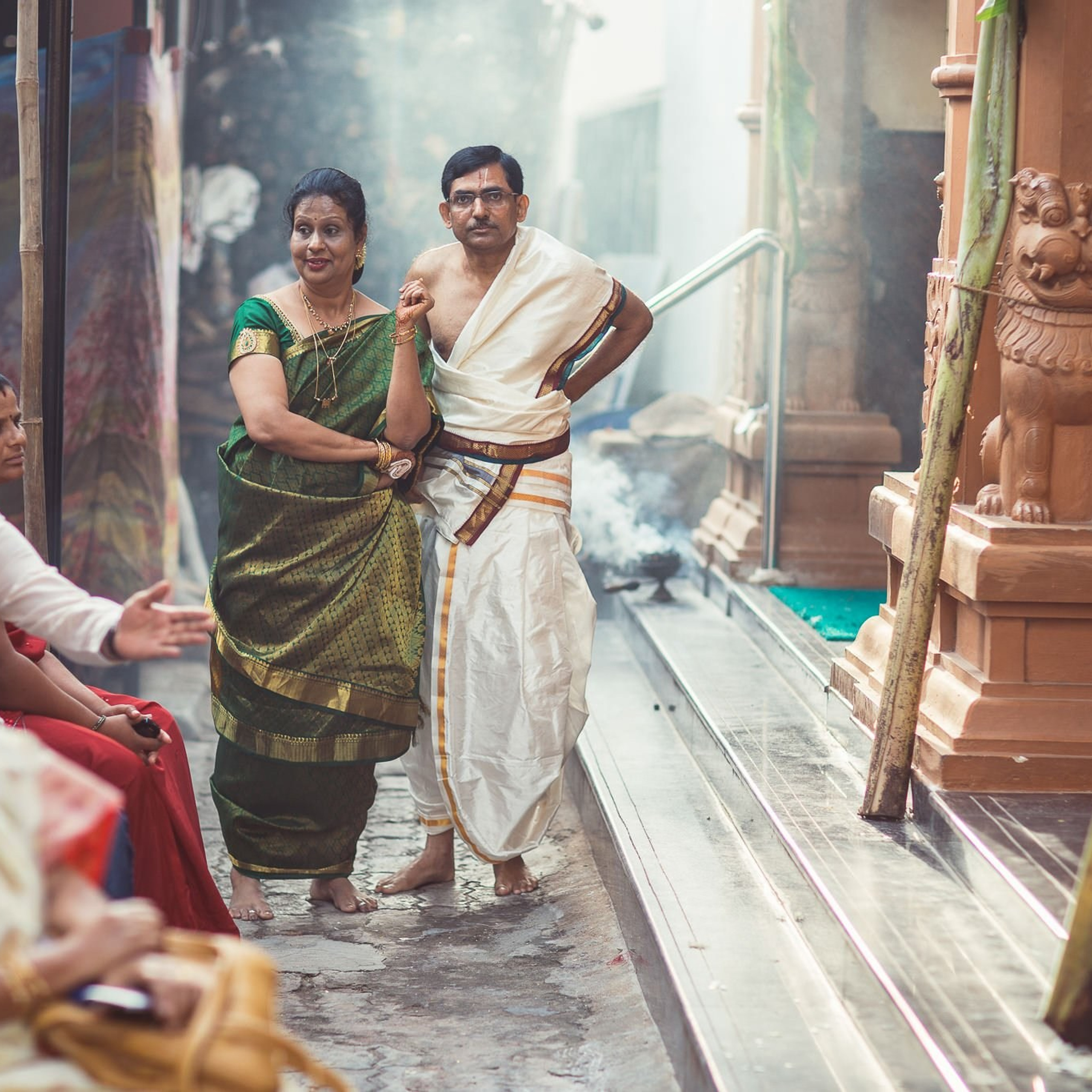 Traditional Kannada Brahmin Temple wedding, JP nagar, Bangalore