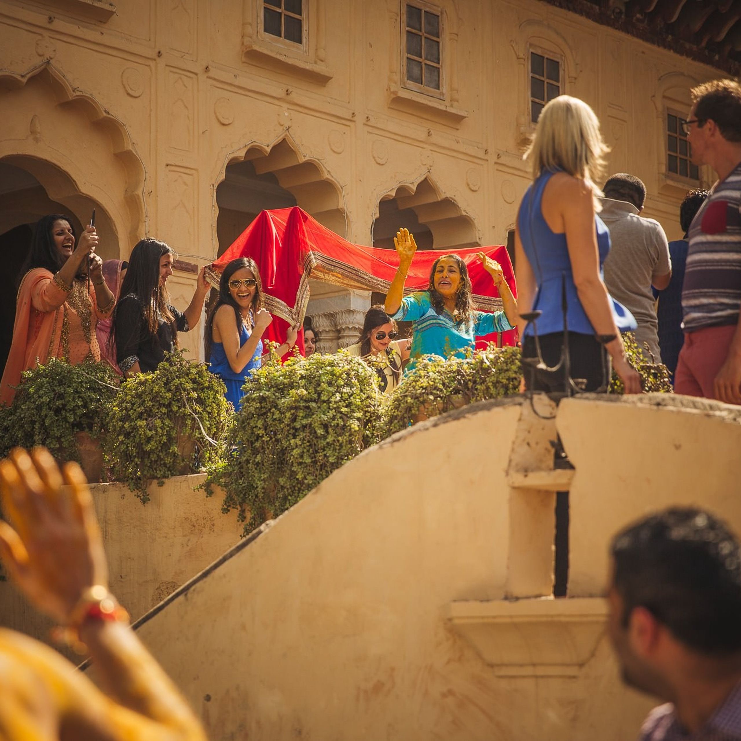 A destination wedding at Neemrana fort palace, Rajasthan, India