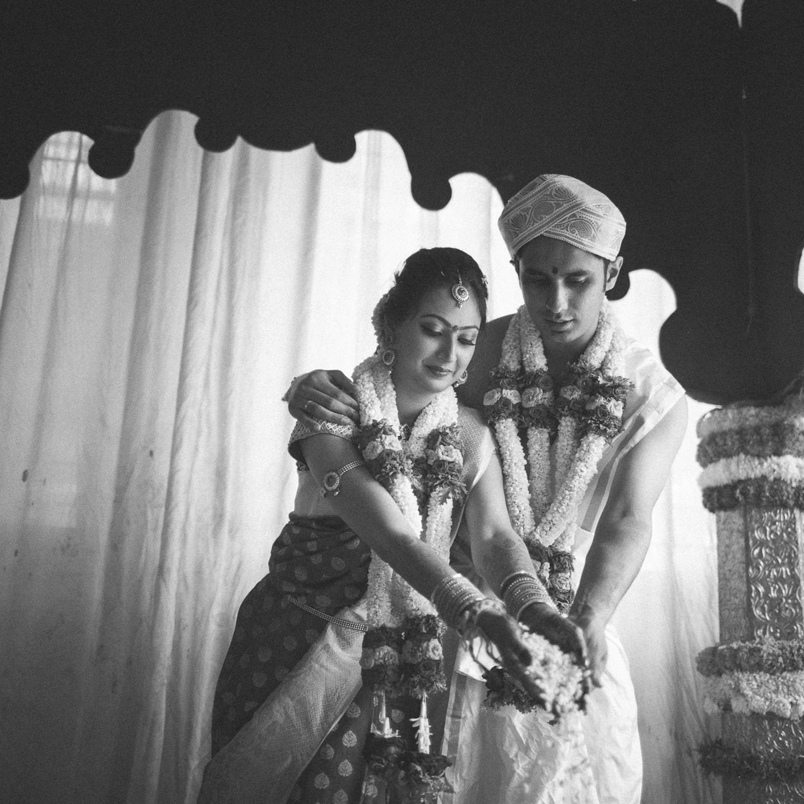 Traditional Kannada Brahmin Temple wedding, JP nagar, Bangalore