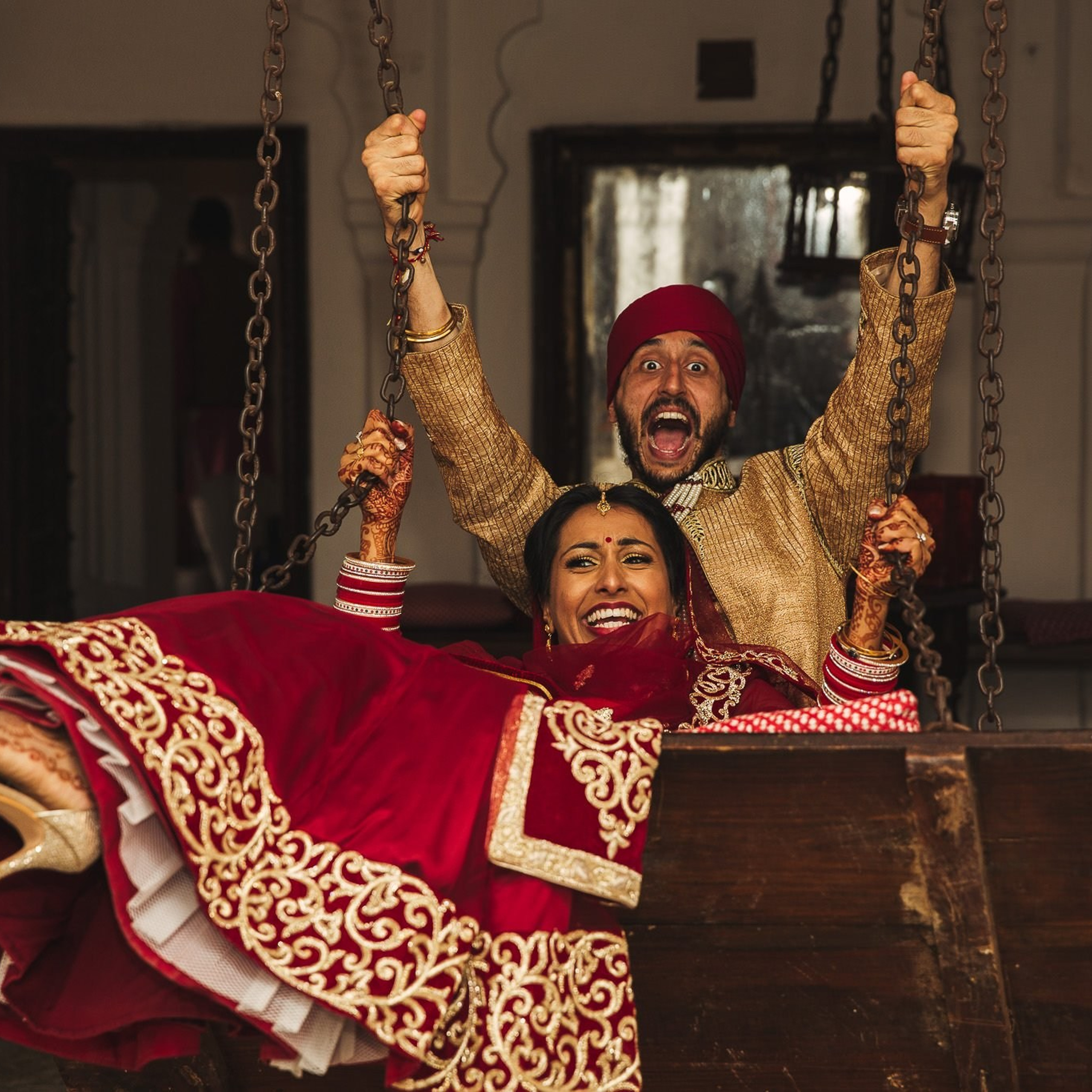 A destination wedding at Neemrana fort palace, Rajasthan, India