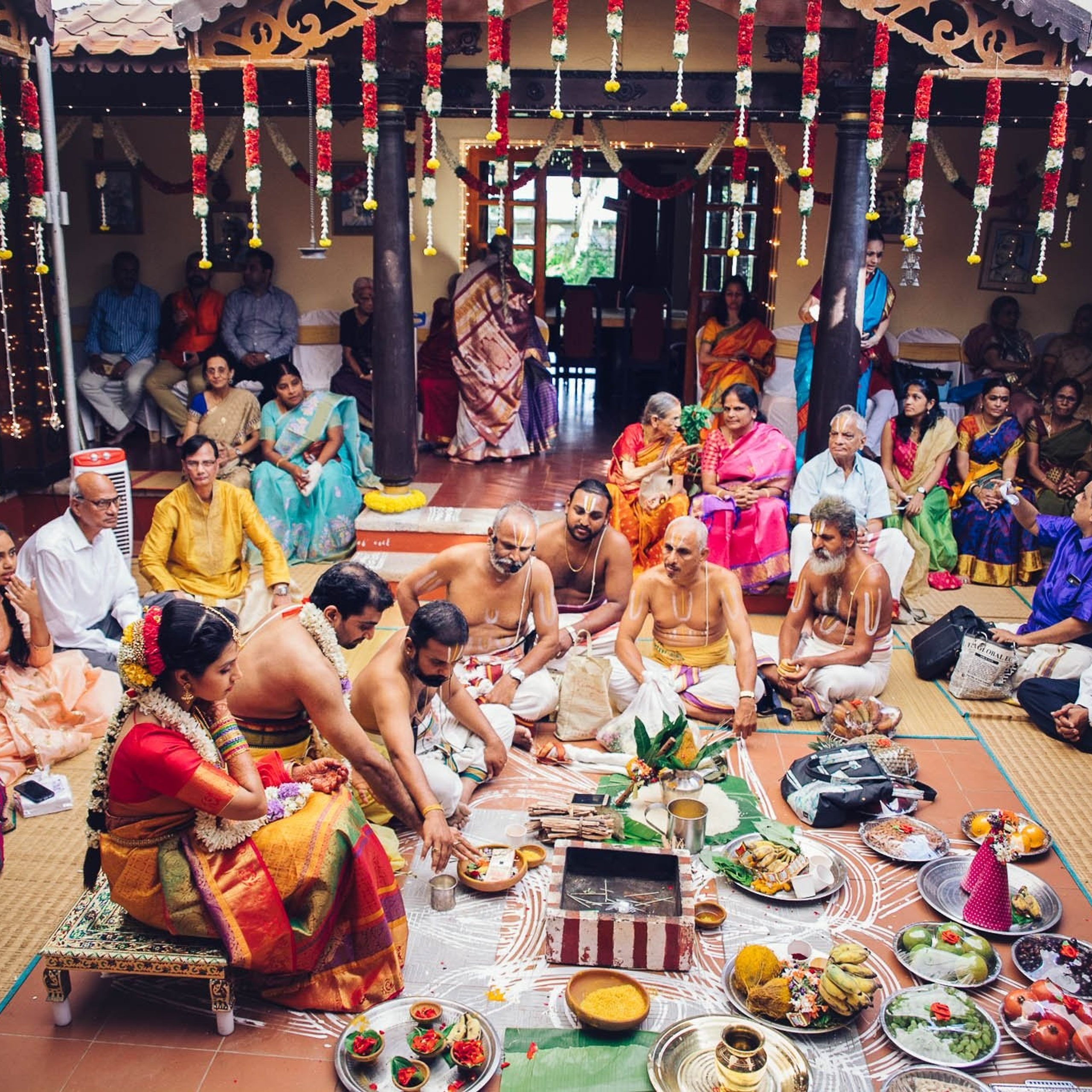Divya + Vivek — Traditional Brahmin Wedding at Rina’s Venue, Chennai | ONEIRO