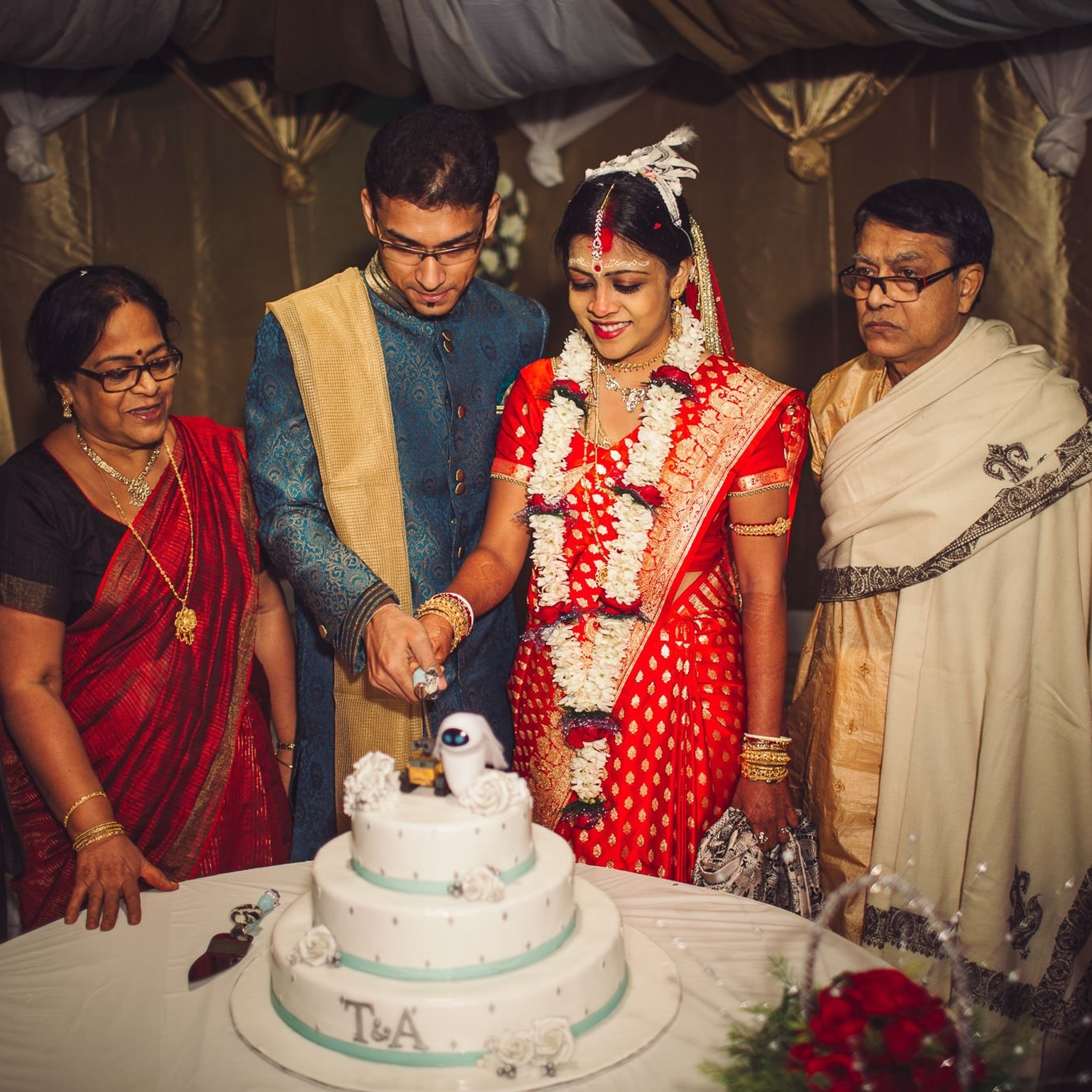 A traditional Bengali wedding at Kolkata, West Bengal