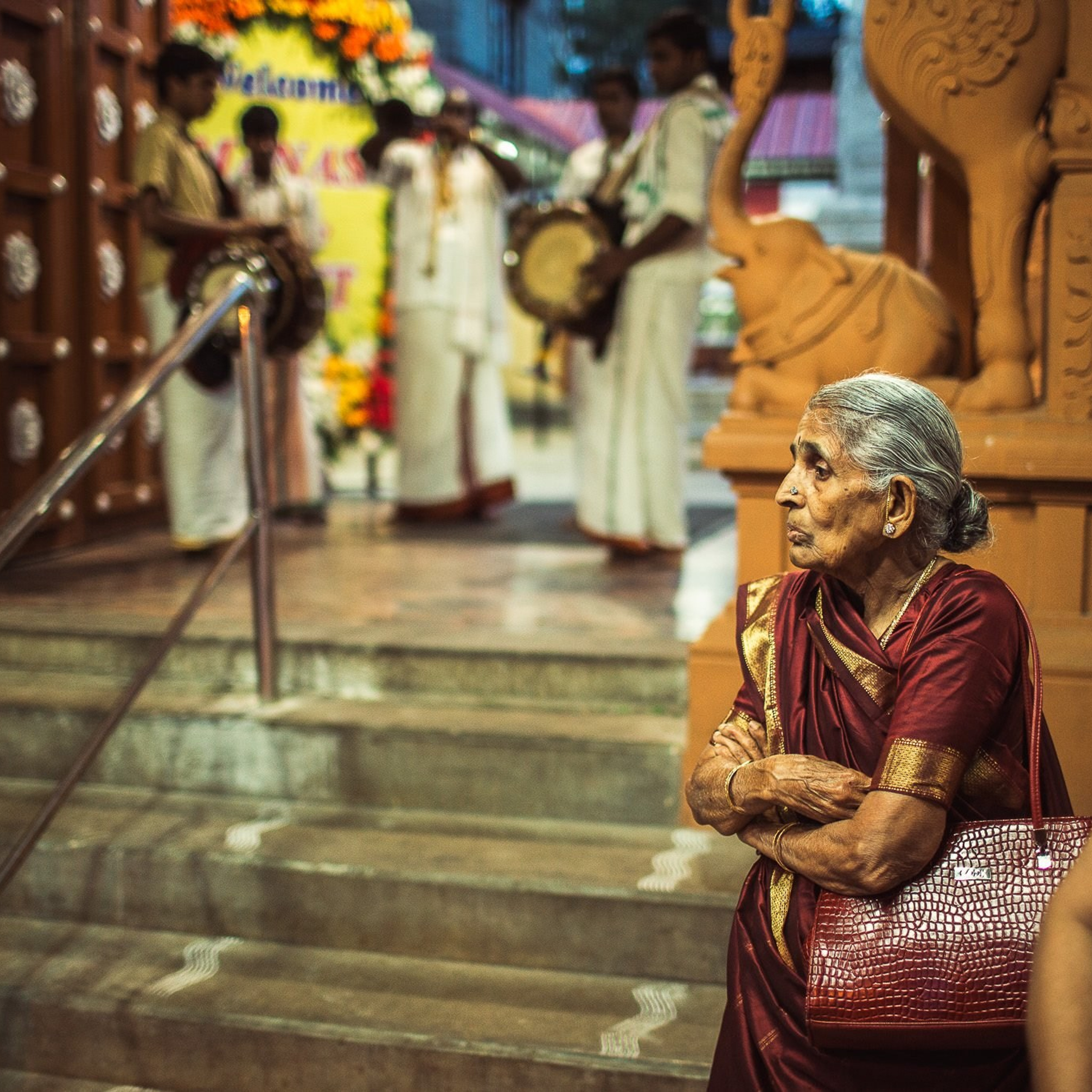 Traditional Kannada Brahmin Temple wedding, JP nagar, Bangalore