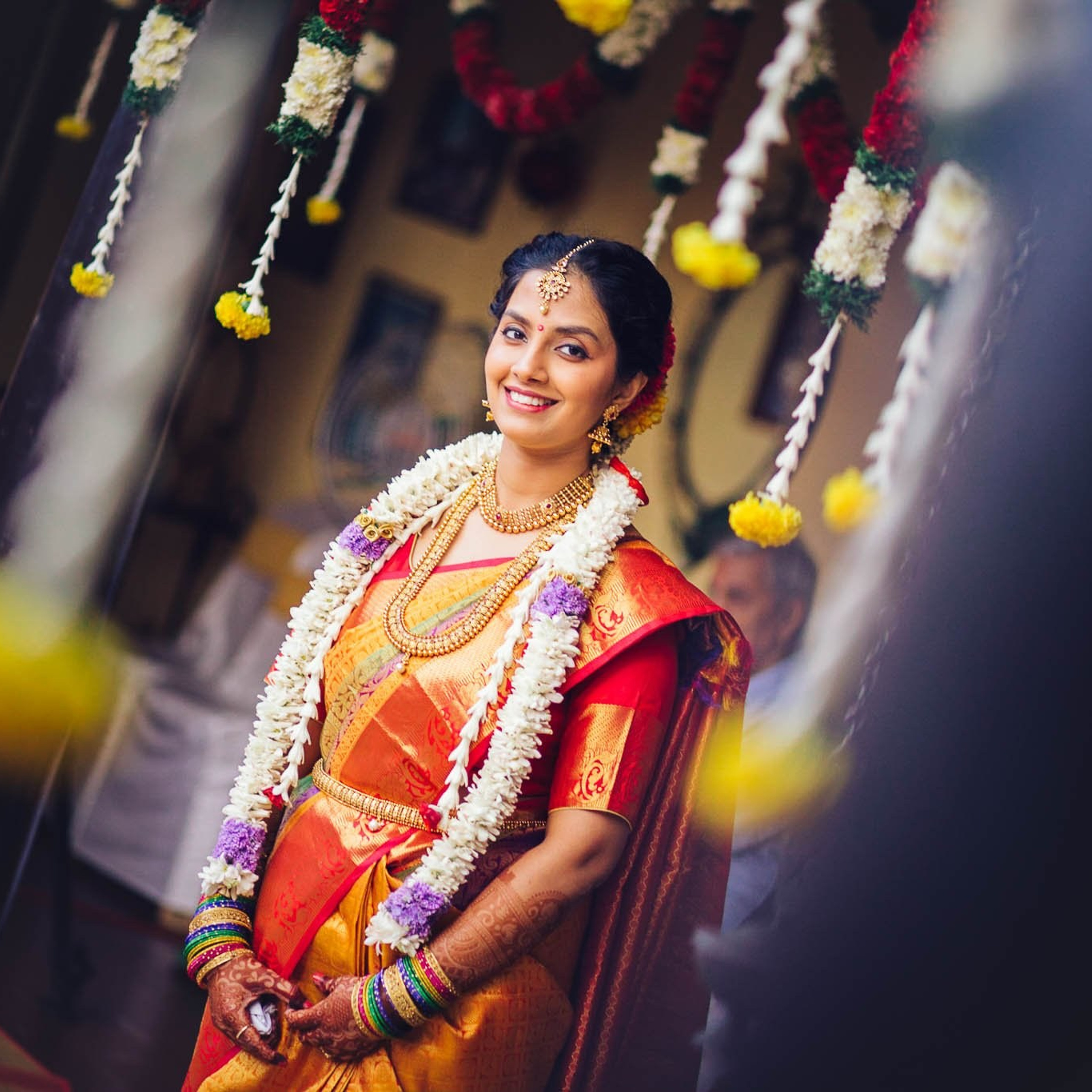 Divya + Vivek — Traditional Brahmin Wedding at Rina’s Venue, Chennai | ONEIRO