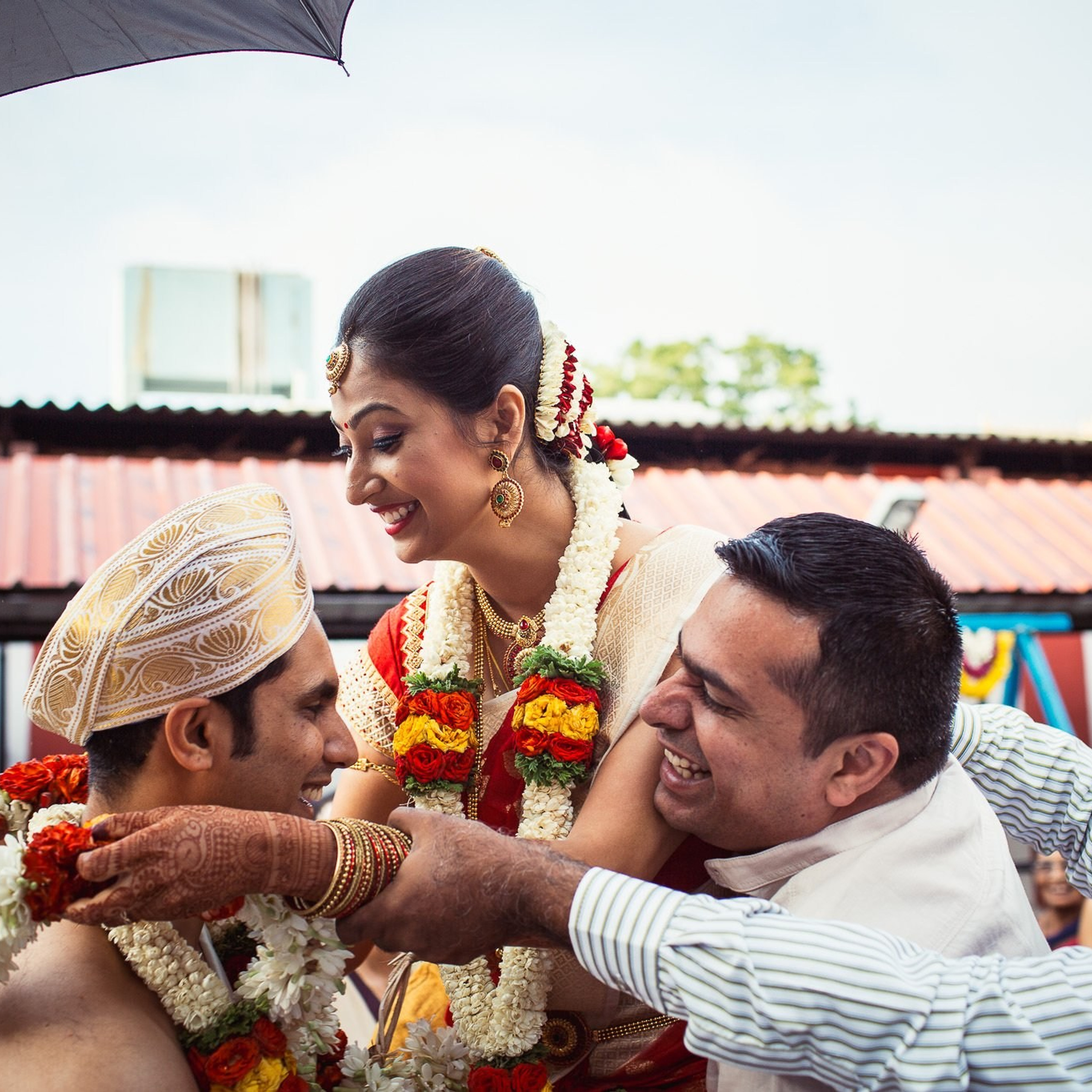 Traditional Kannada Brahmin Temple wedding, JP nagar, Bangalore
