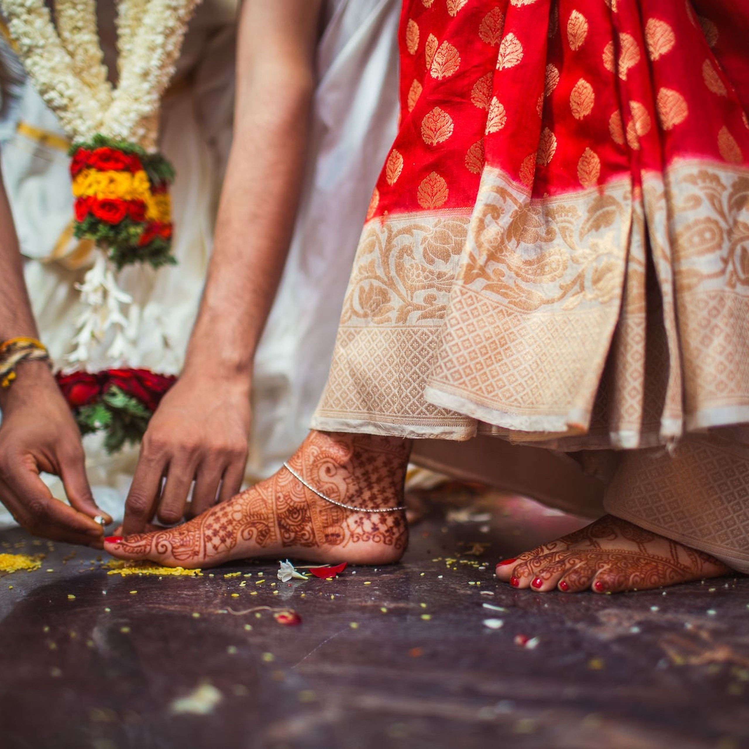 Traditional Kannada Brahmin Temple wedding, JP nagar, Bangalore
