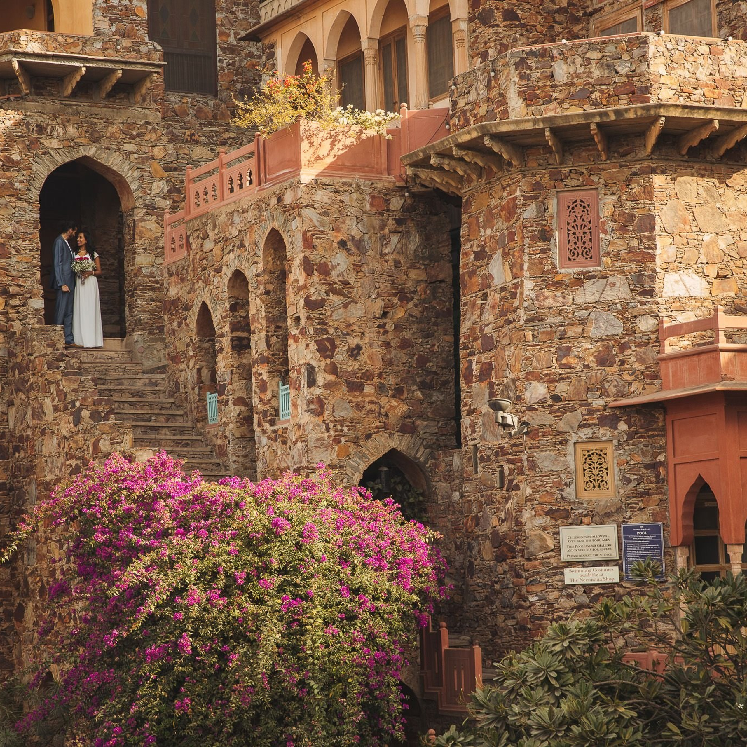 A destination wedding at Neemrana fort palace, Rajasthan, India