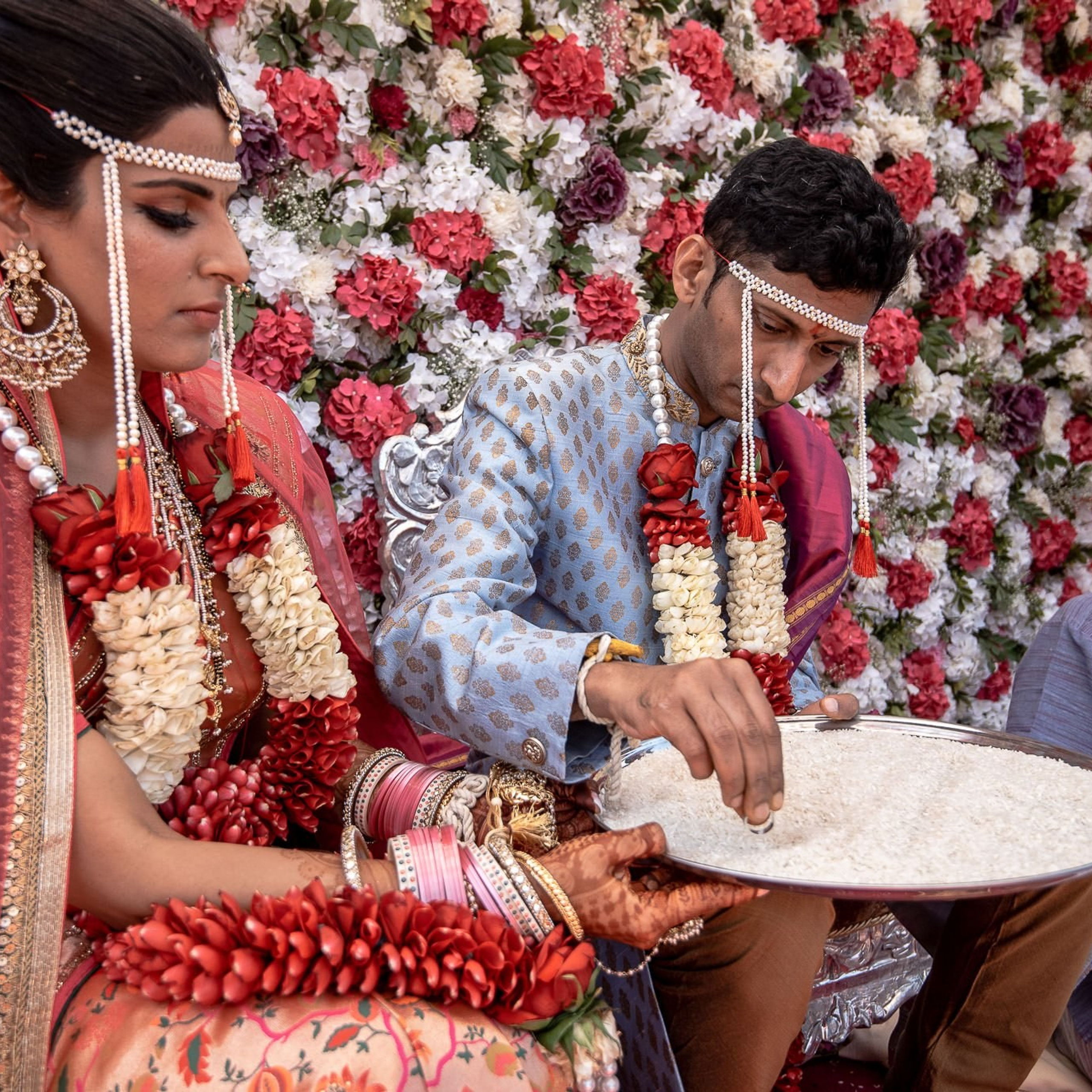 Punjabi + Marathi fusion wedding at New Delhi, India