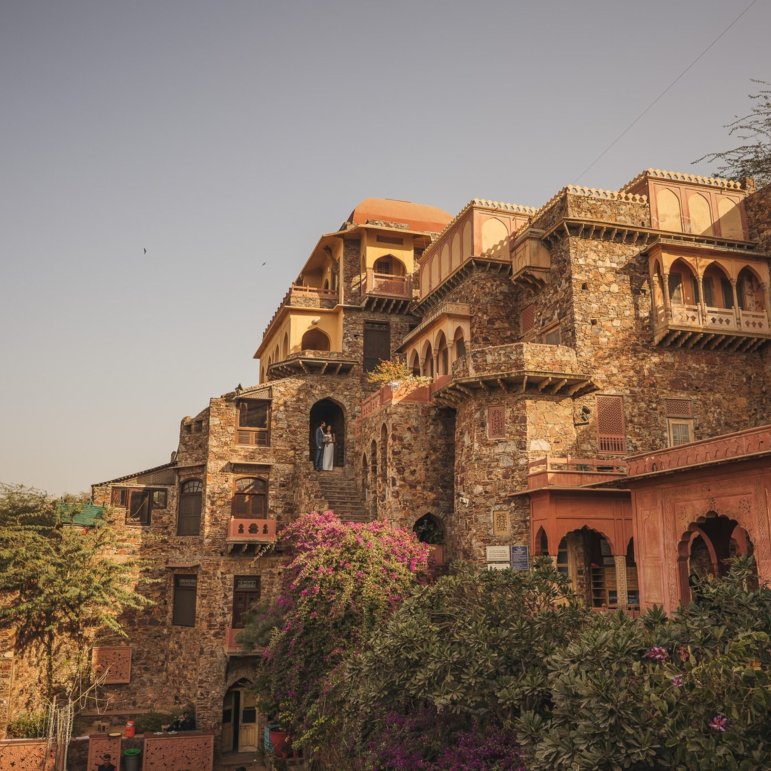 A destination wedding at Neemrana fort palace, Rajasthan, India