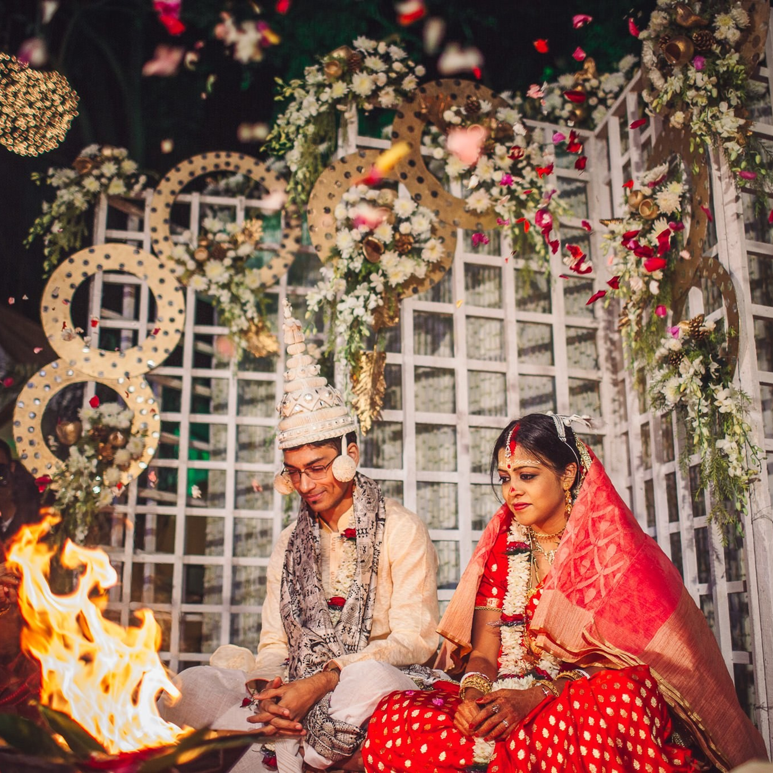 A traditional Bengali wedding at Kolkata, West Bengal