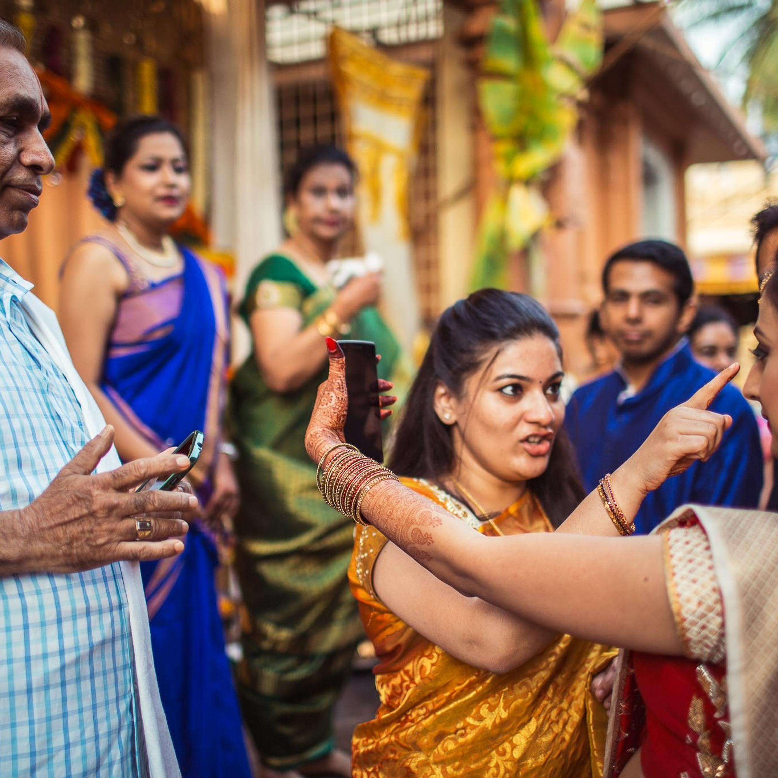 Traditional Kannada Brahmin Temple wedding, JP nagar, Bangalore