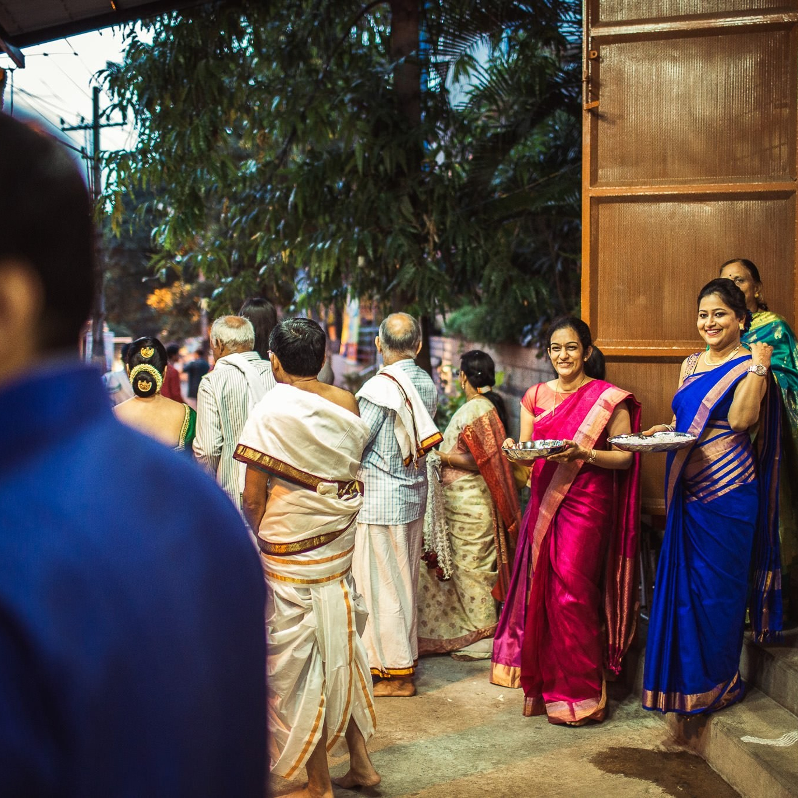 Traditional Kannada Brahmin Temple wedding, JP nagar, Bangalore