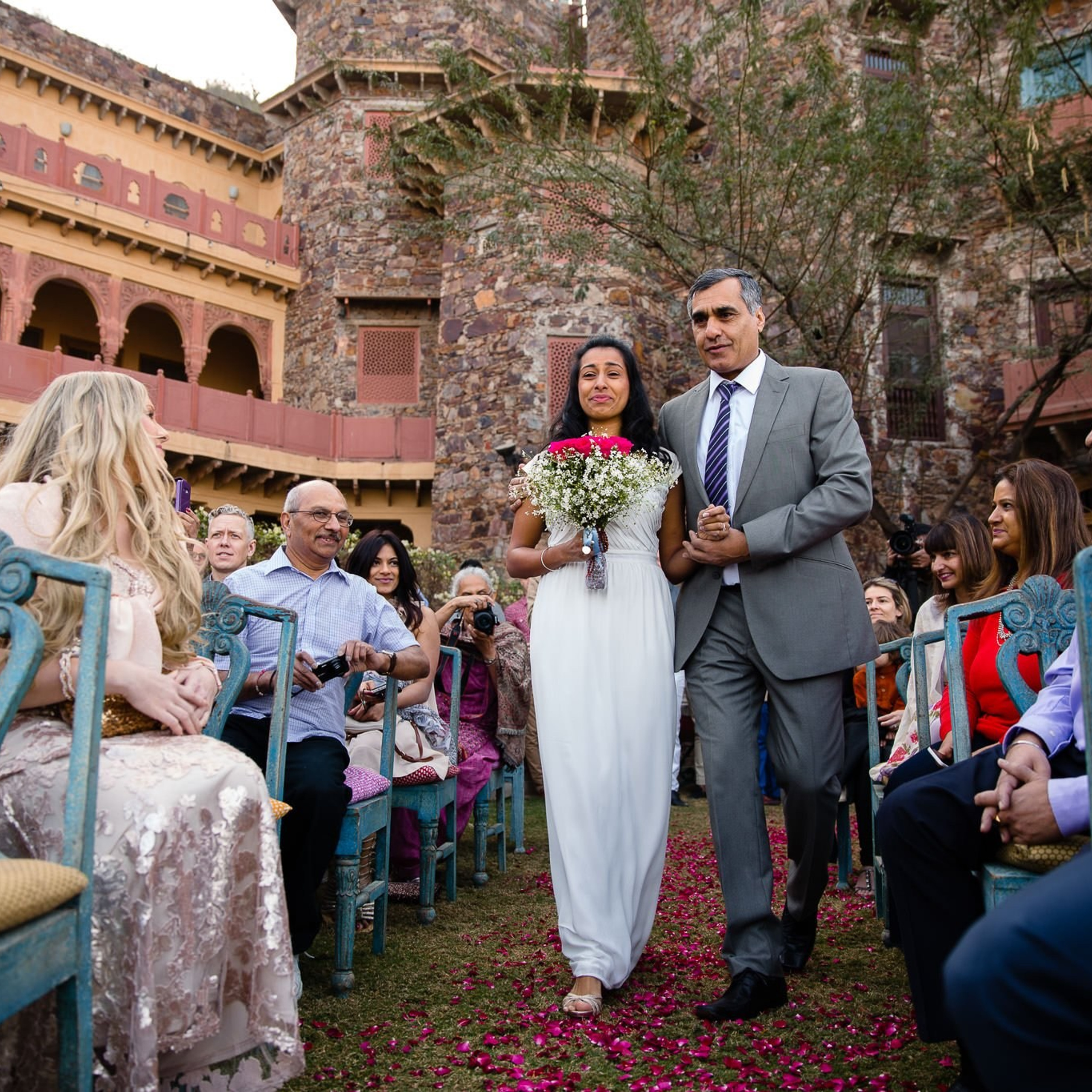 A destination wedding at Neemrana fort palace, Rajasthan, India