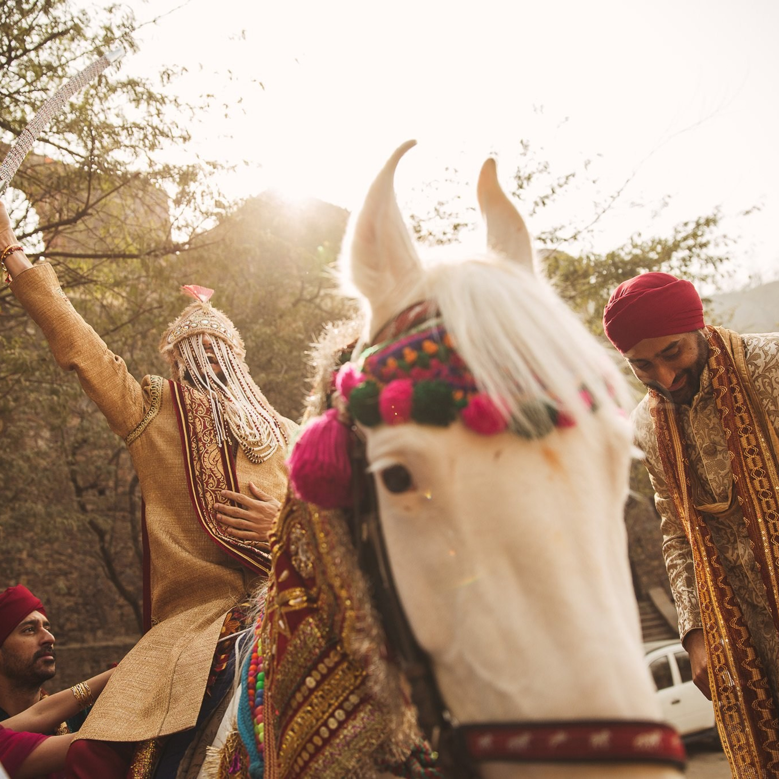 A destination wedding at Neemrana fort palace, Rajasthan, India