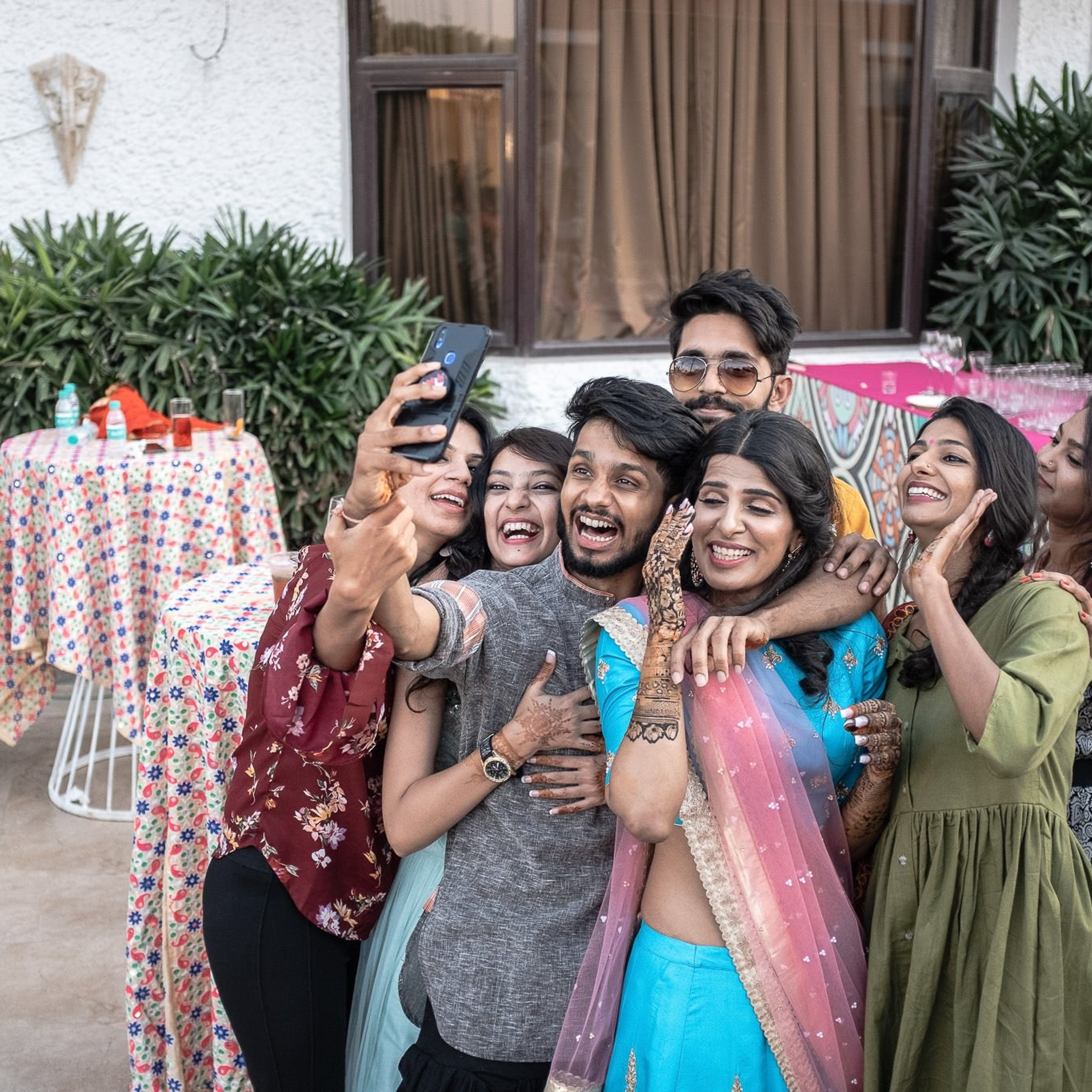 Punjabi + Marathi fusion wedding at New Delhi, India