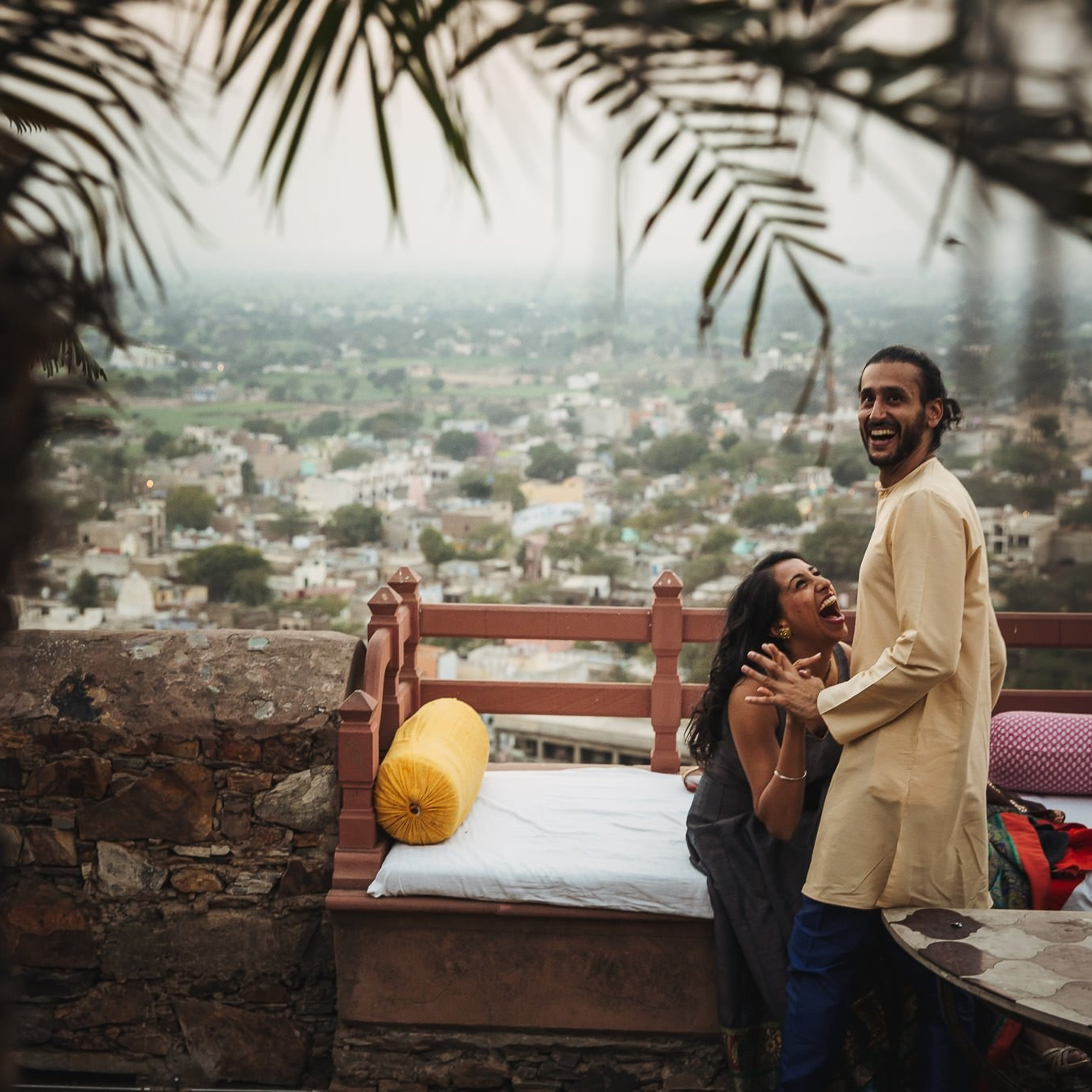 A destination wedding at Neemrana fort palace, Rajasthan, India