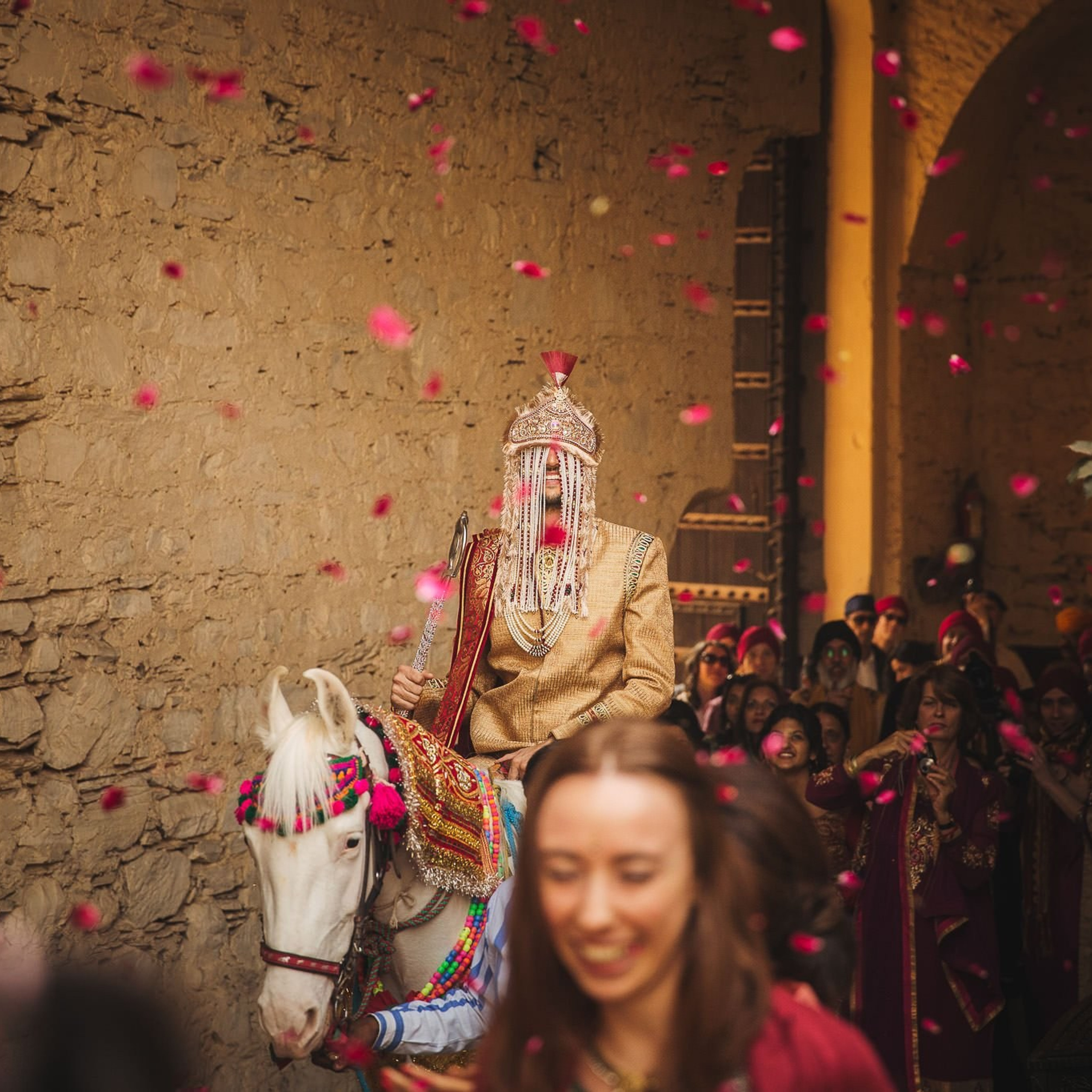 A destination wedding at Neemrana fort palace, Rajasthan, India