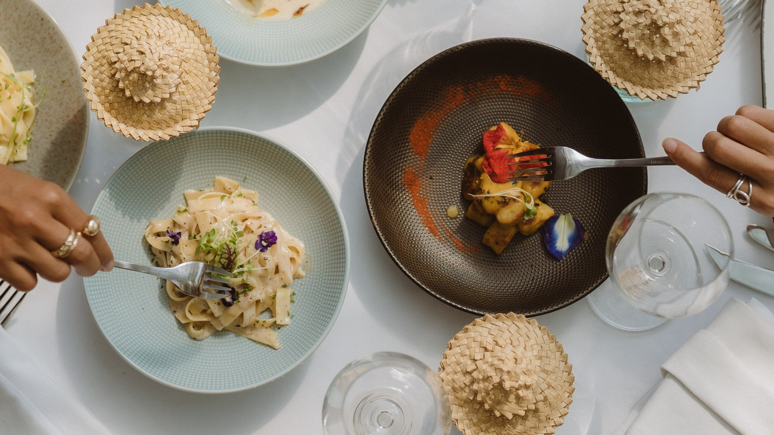 New Pastas in Sardine by K-Club, a fine dining seafood restaurant