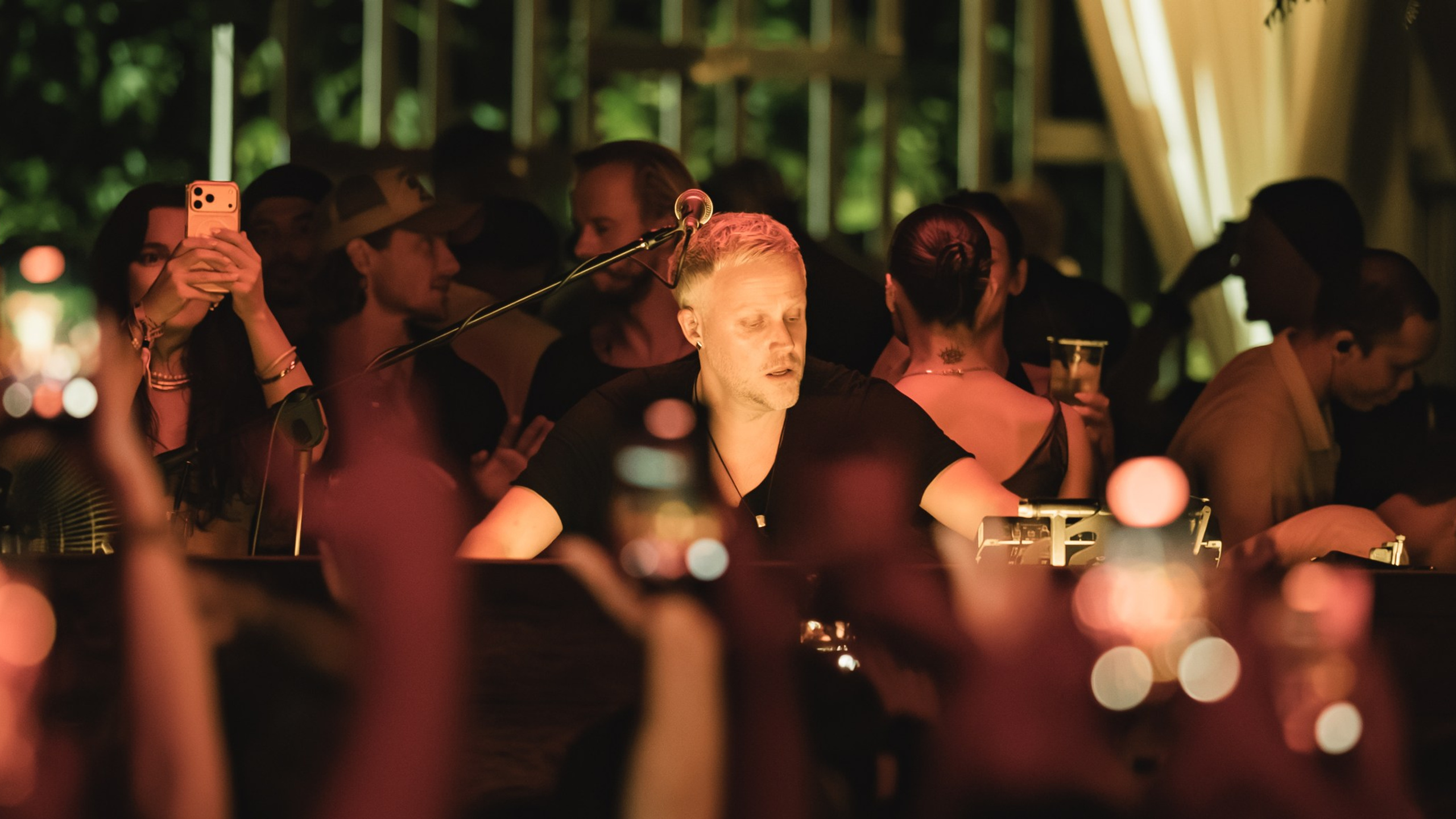 Jan Blomqvist, Damian Lazarus, Ame DJ performance in Savaya, Bali