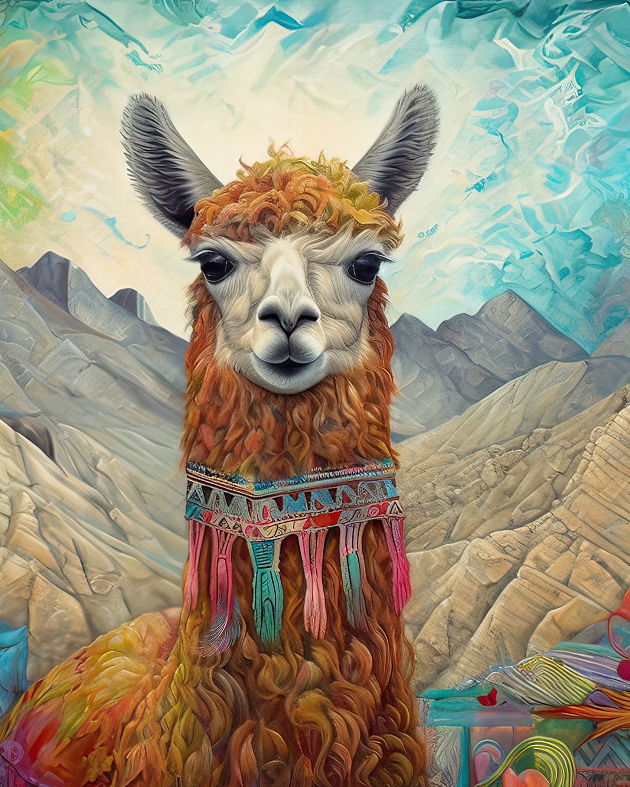 Dragon. Artwork #12 from Collection “Sacred Animals” (1)