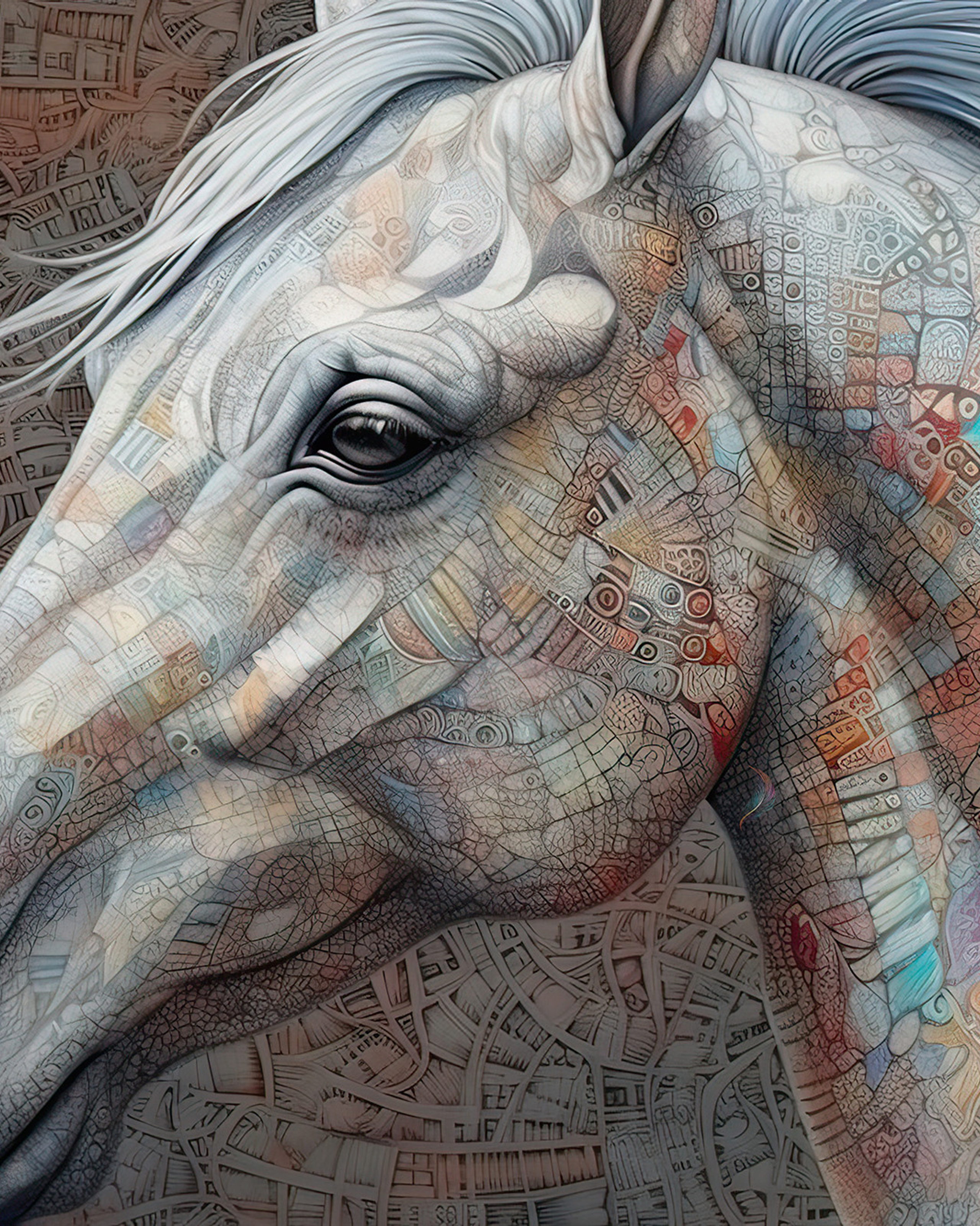 Cat. Artwork #22 from Collection “Sacred Animals” (1)
