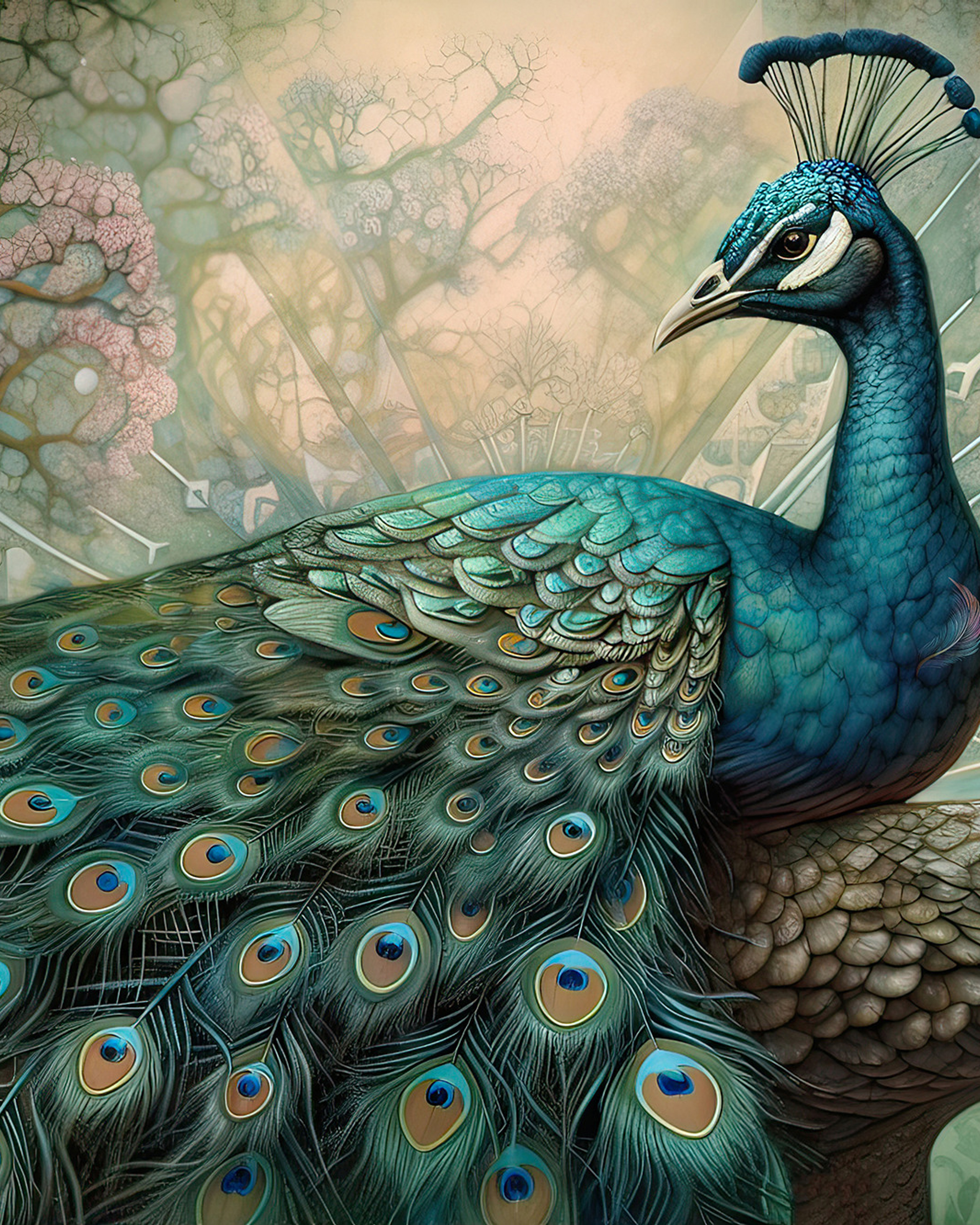 Whale. Artwork #14 from Collection “Sacred Animals” (1)
