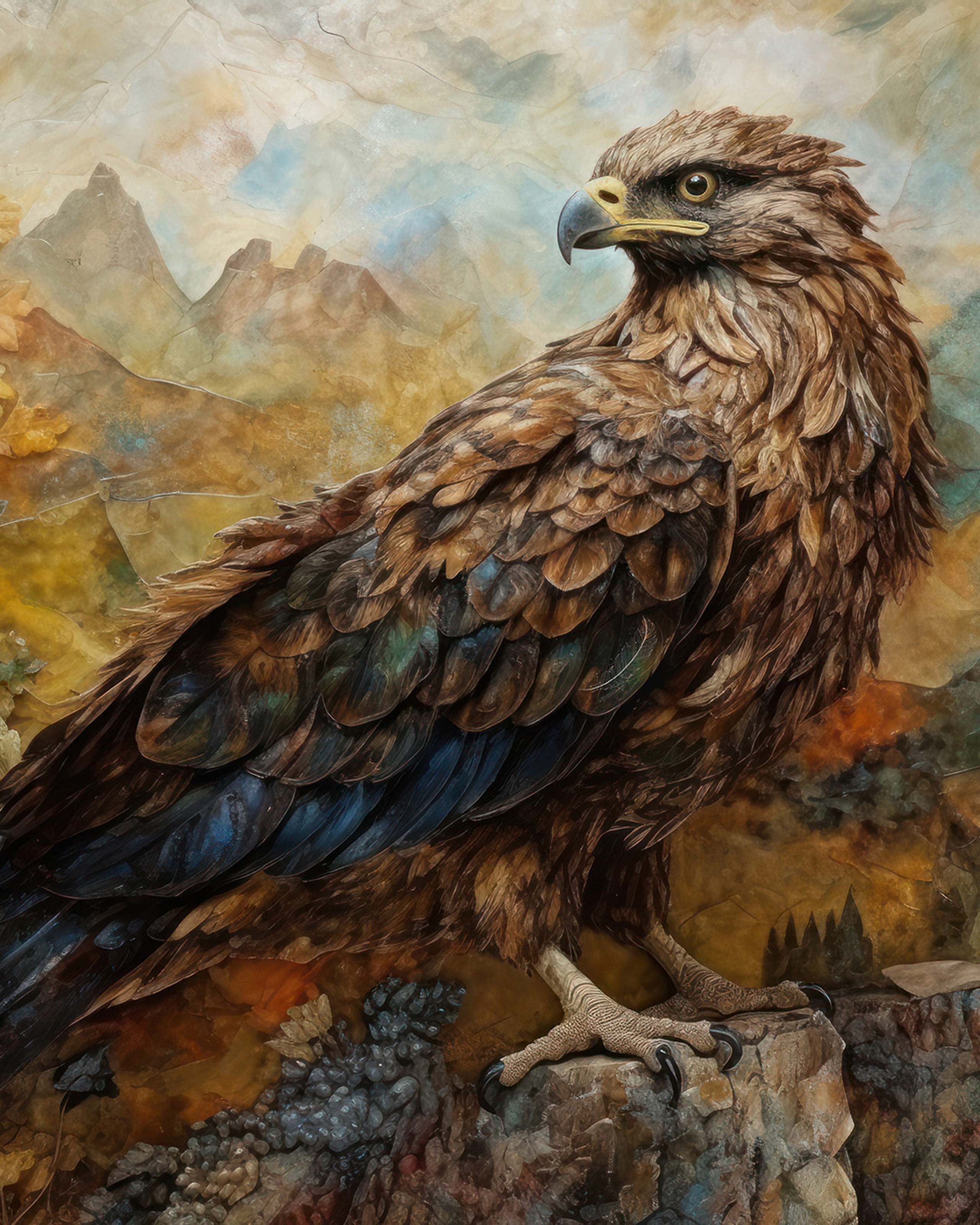 Lion. Artwork #35 from Collection “Sacred Animals” (1)