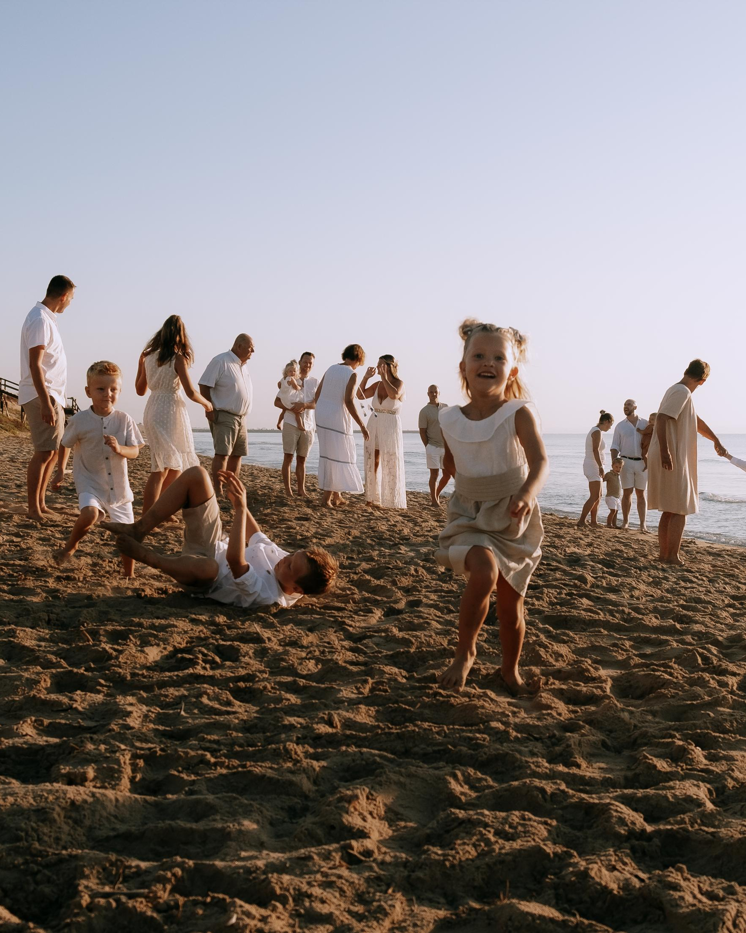 Big Marit Family on the Beach