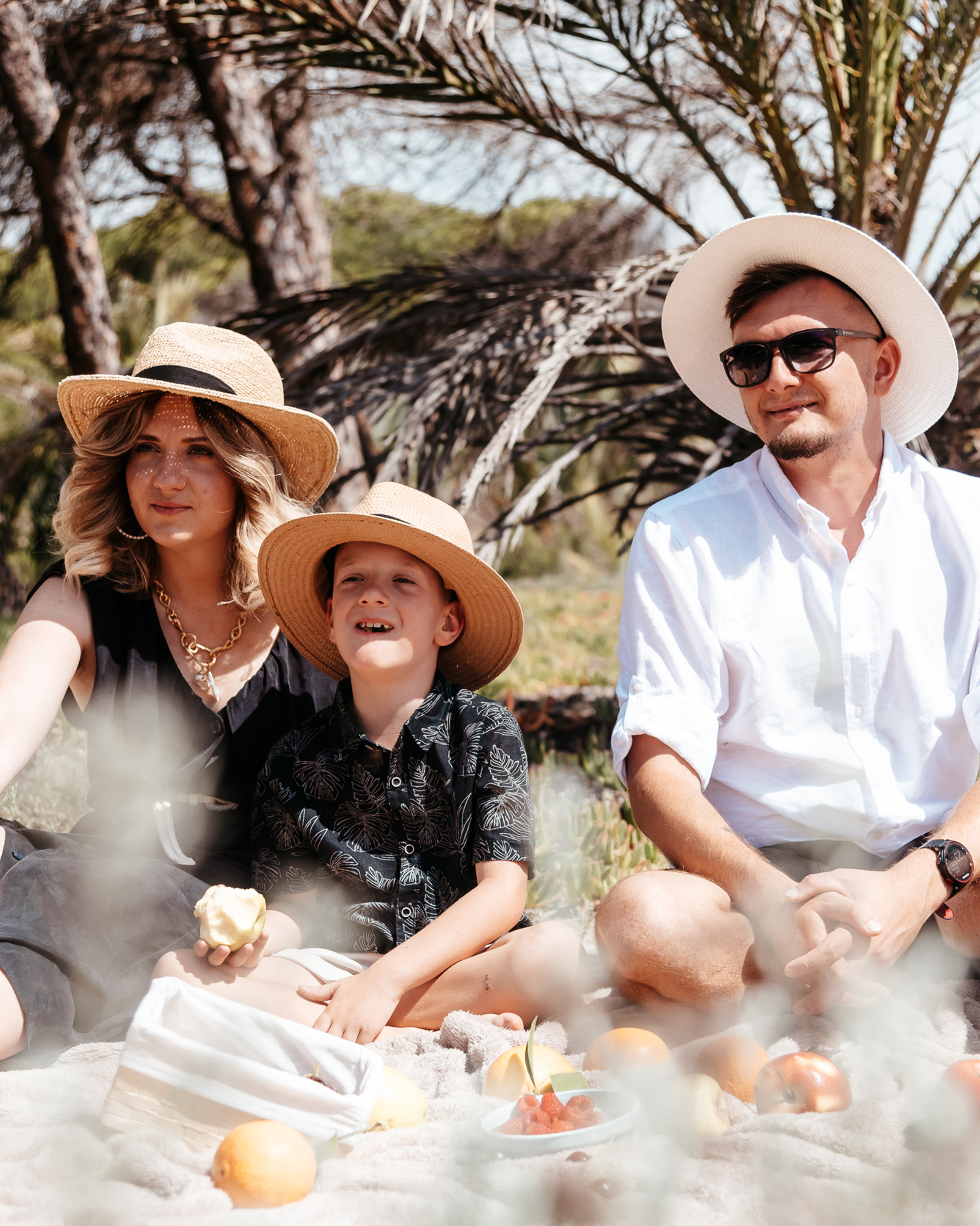 Семейный пикник в Испании