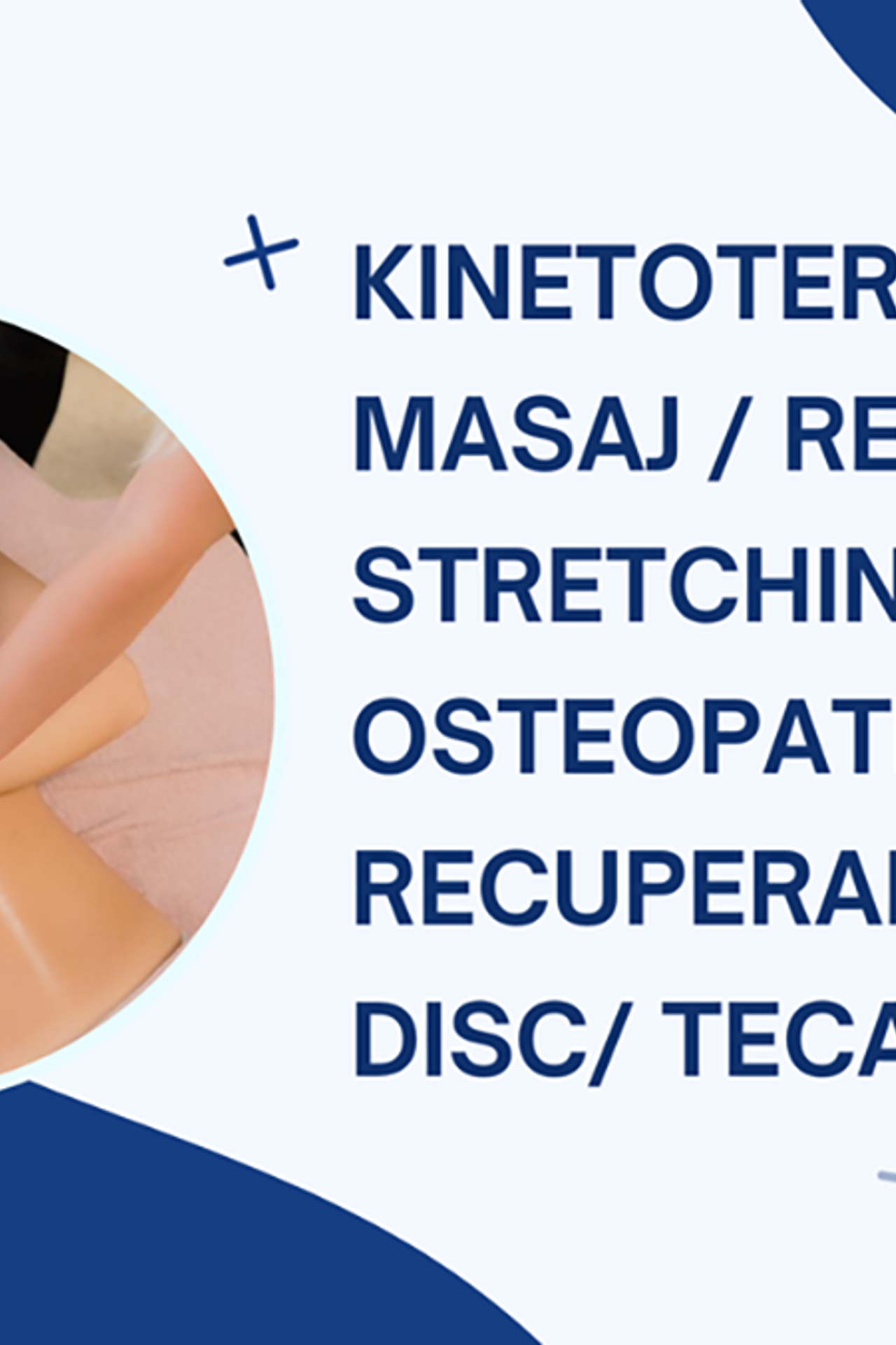 Terapii. Newsportevents- Recuperare & Relaxare, Kinetoterapie, Masaj, Refacere, Stretching, Osteopatie, Recuperare, Tecar