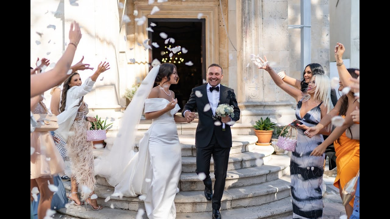 Bojan en Jovanka's bruiloft in Montenegro