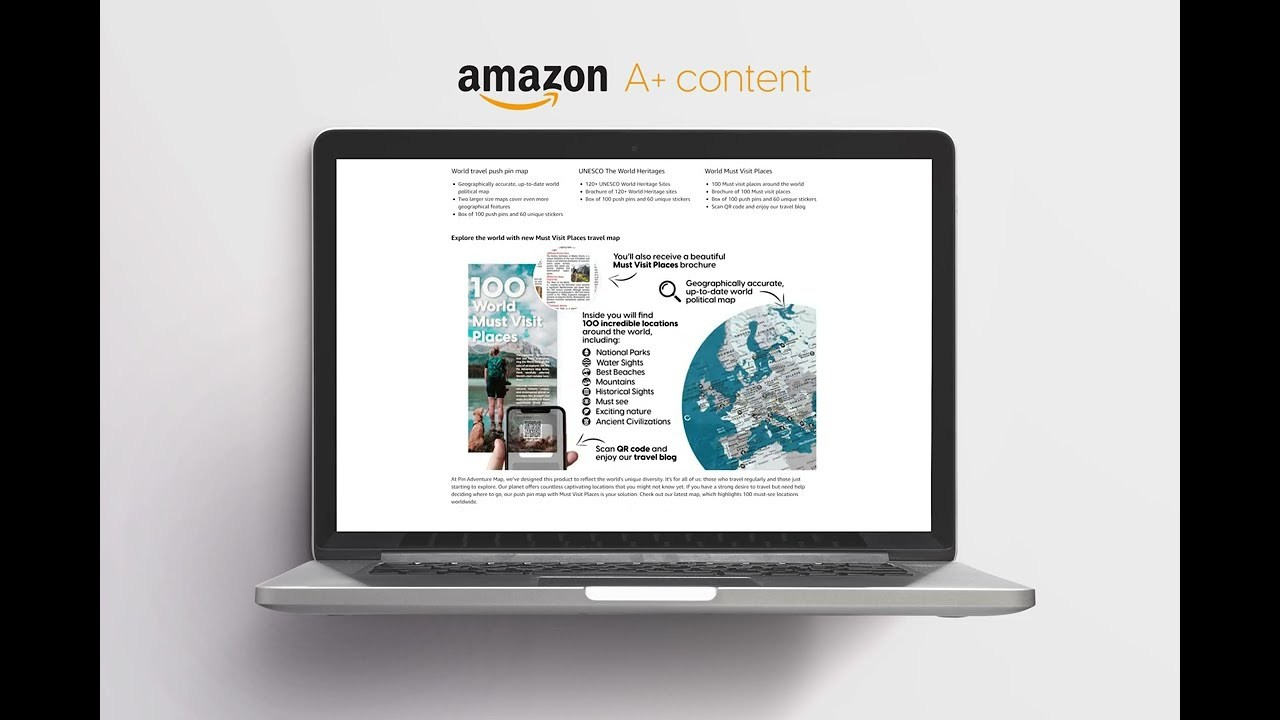 Ad Campaign for new Pin Adventure Map product launching. ContentLab — visual content for your business