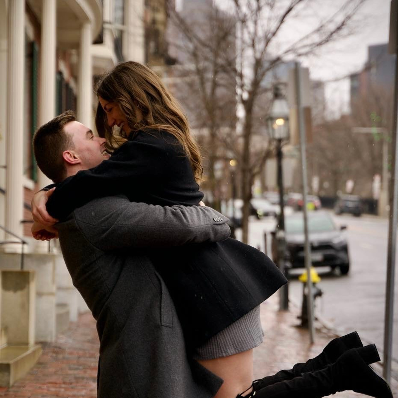Matt and Jessica at Boston Park