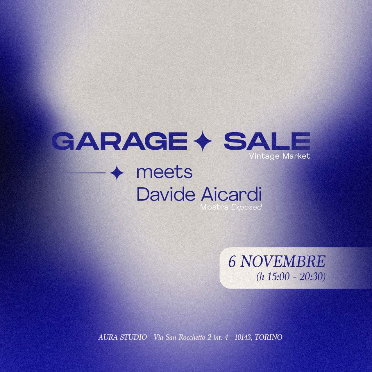 Garage Sale Visual Identity. Aura Studio / co-design space