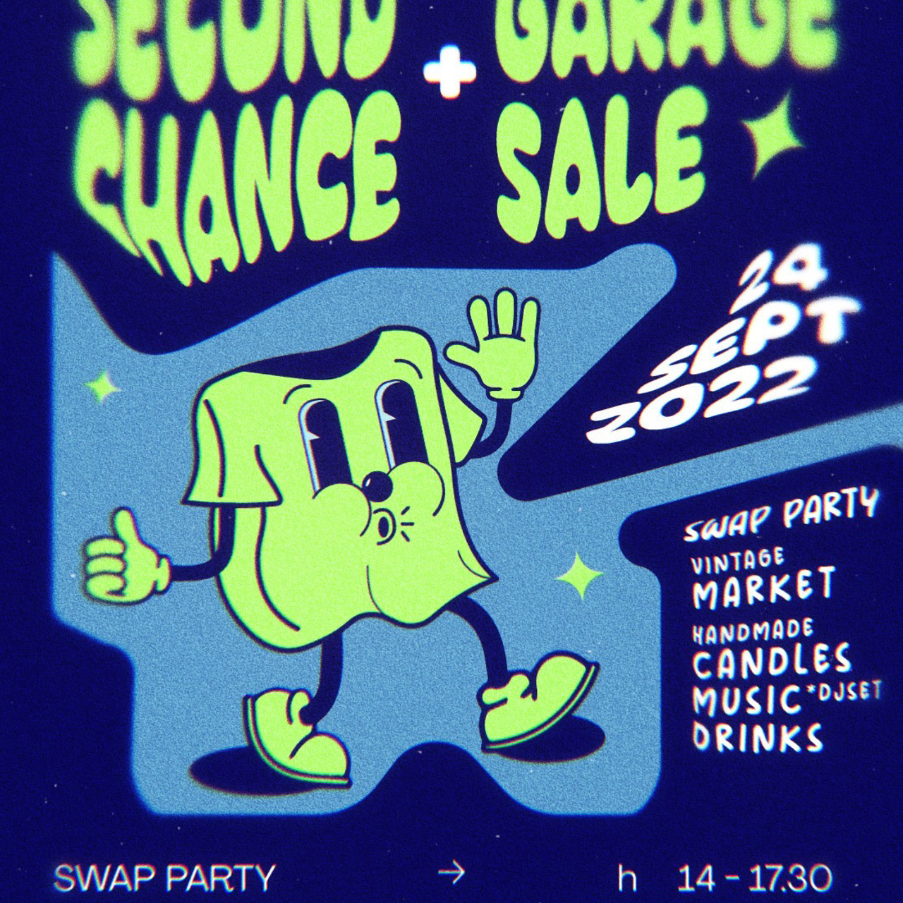 Garage Sale Visual Identity. Aura Studio / co-design space