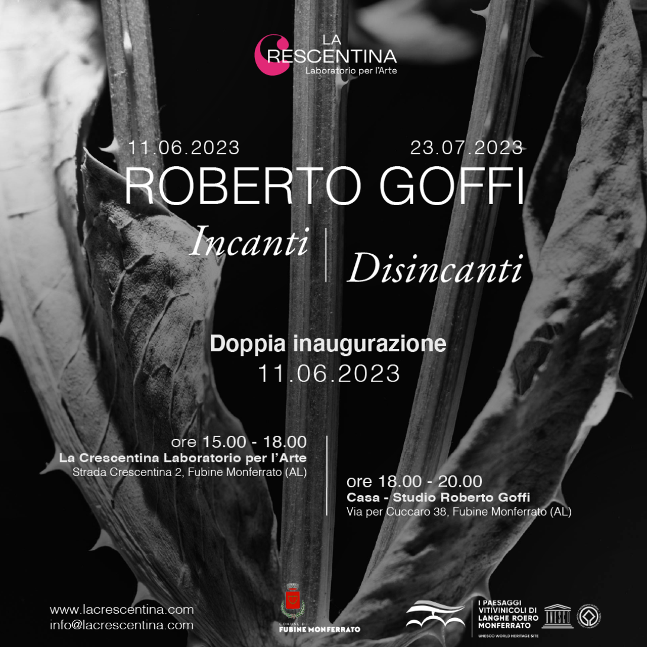 La Crescentina — visual identity. Aura Studio / co-design space