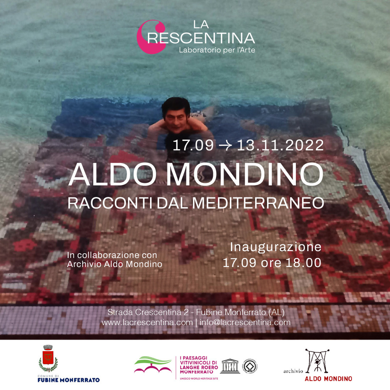 La Crescentina — visual identity. Aura Studio / co-design space