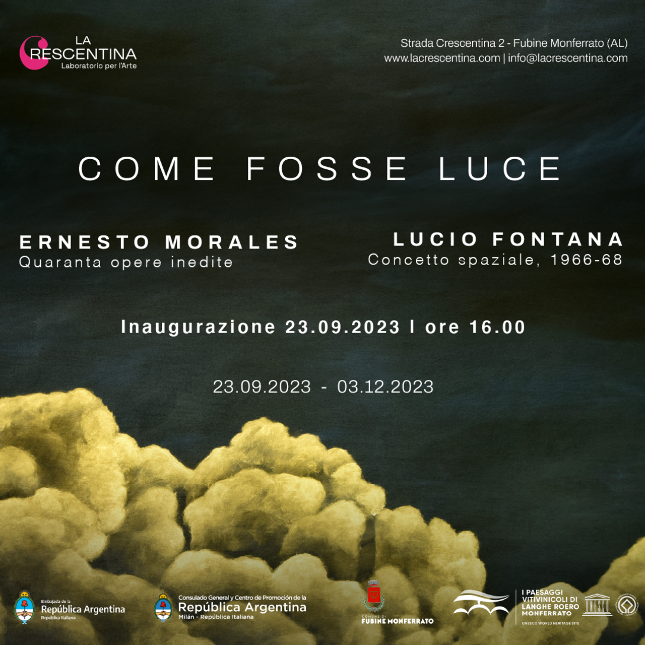 La Crescentina — visual identity. Aura Studio / co-design space