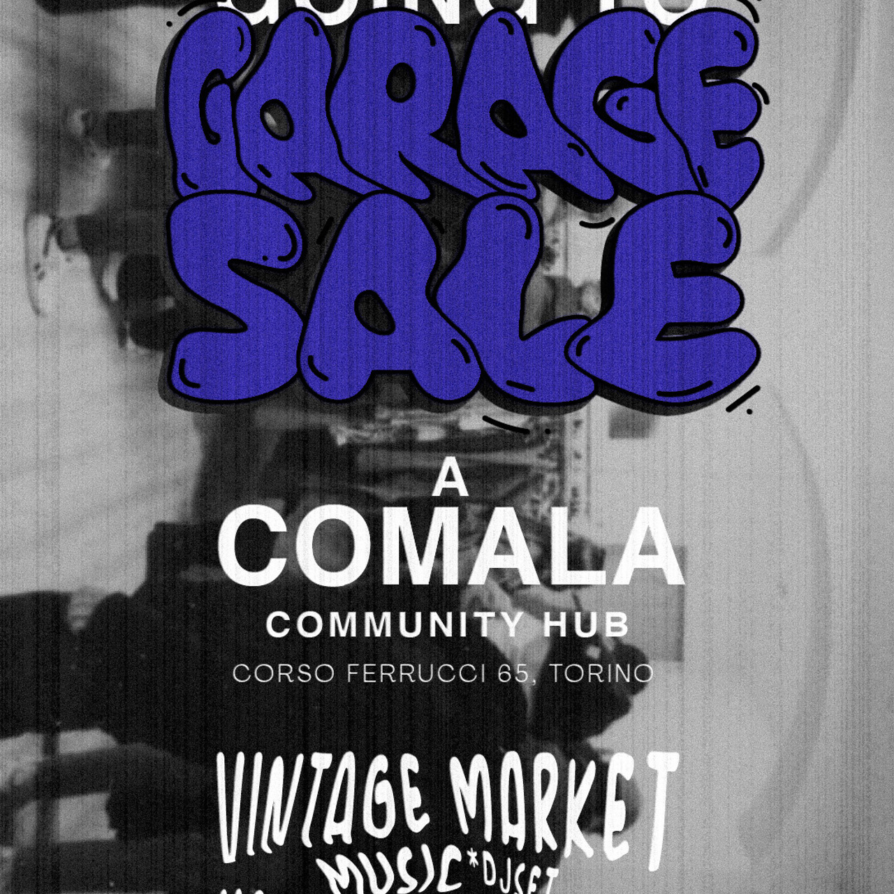 Garage Sale Visual Identity. Aura Studio / co-design space