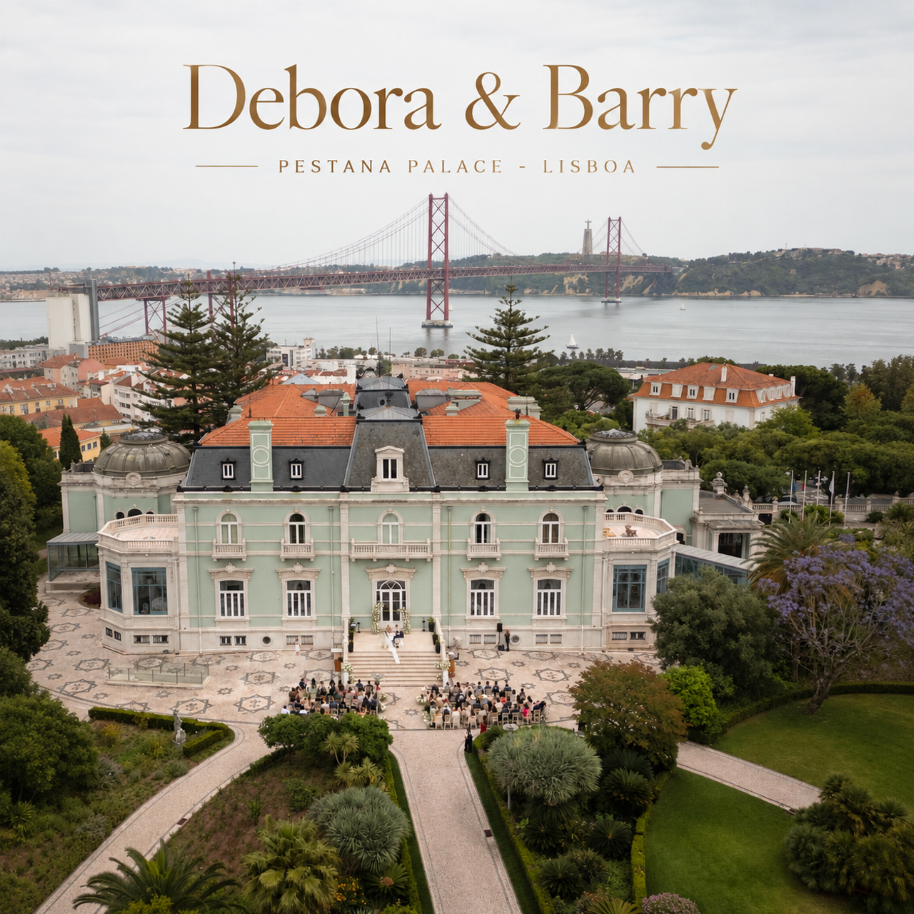 Elegant Destination Wedding at Pestana Palace Lisbon | Débora & Barry