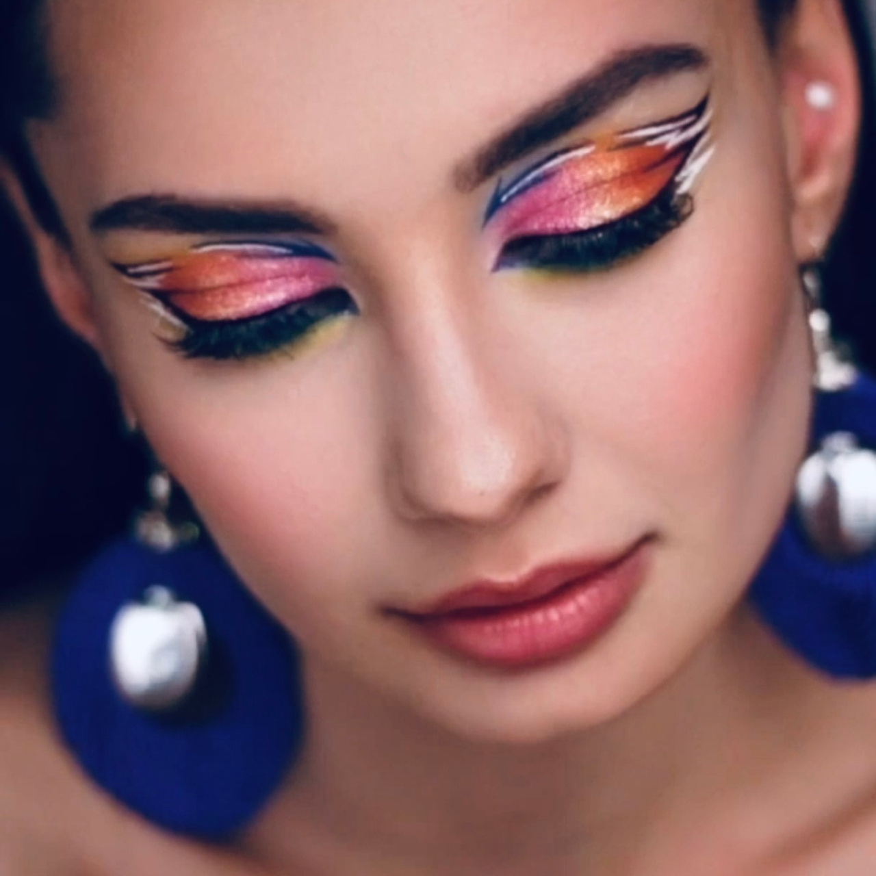 For makeup artist Anastasia Levi. Model Tori