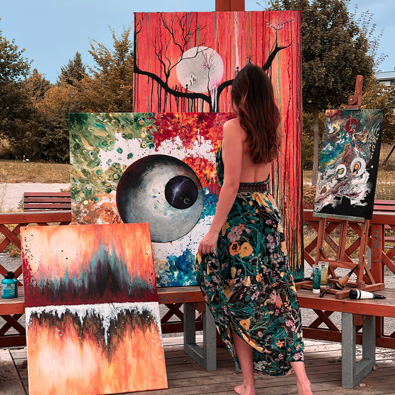 Introspektivní malba. Dana Lišková — Empatická fotografka | Introspektivní umělkyně | Neurodivergentní koučka| Zakladatelka Artepy.cz