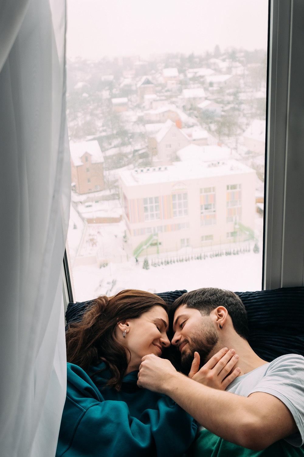 Неспешное утро Макса и Марины. Сімейний і портретний фотограф у Києві Проценко Алла