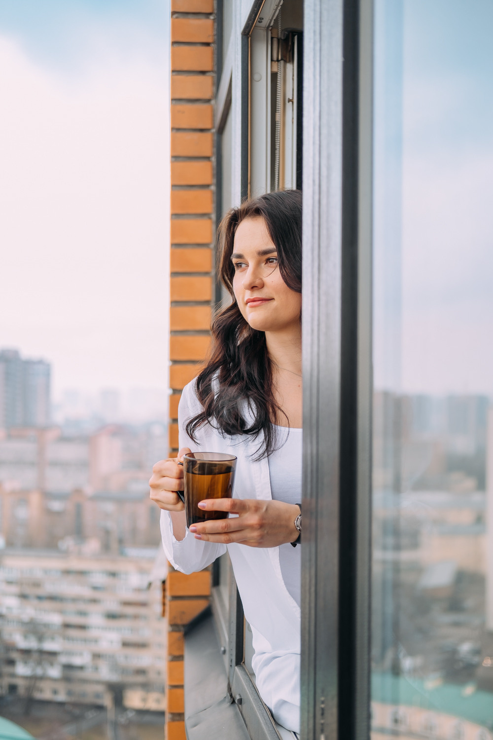 Город, как на ладони: фотосессия Марины. Сімейний і портретний фотограф у Києві Проценко Алла