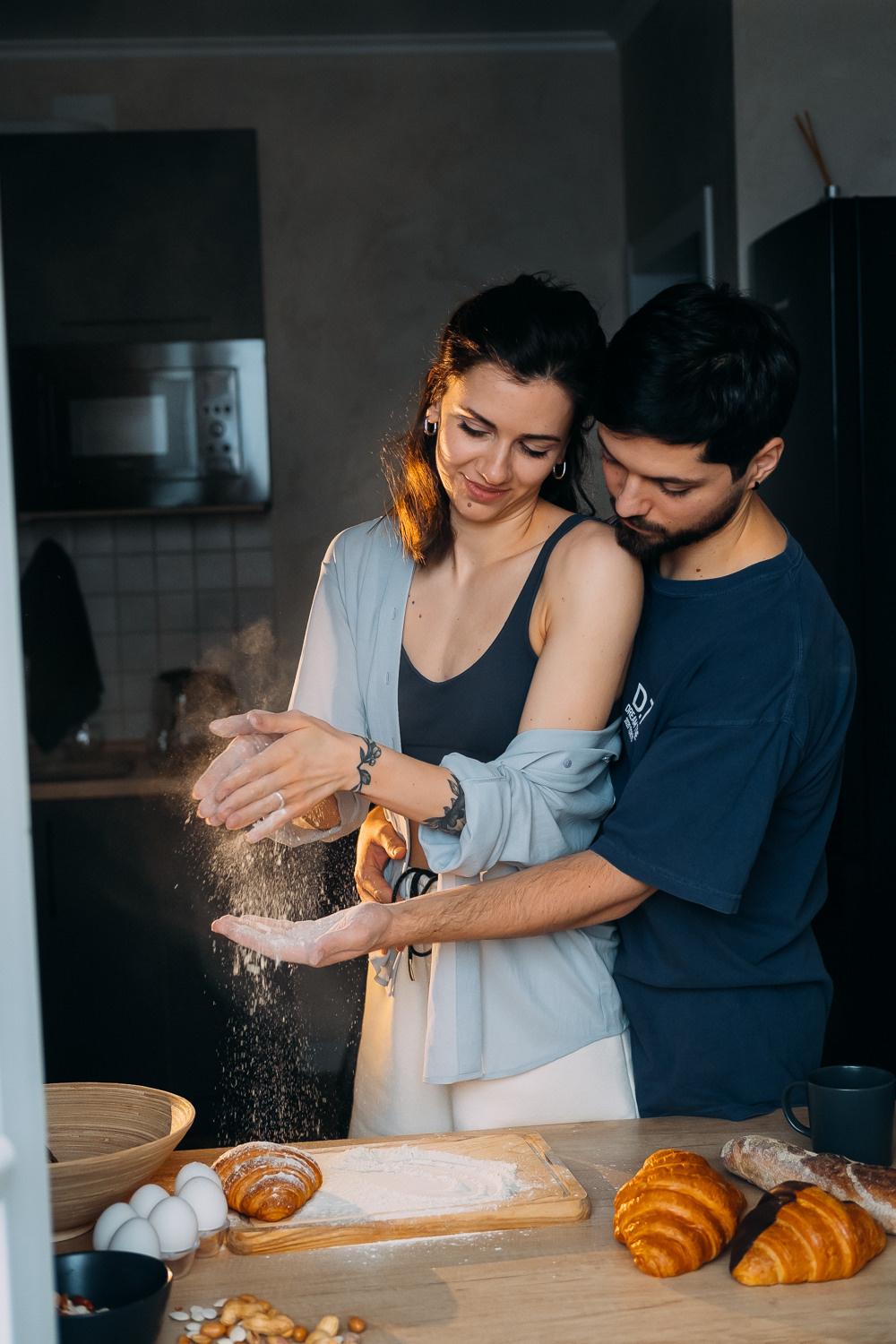 Неспешное утро Макса и Марины. Сімейний і портретний фотограф у Києві Проценко Алла