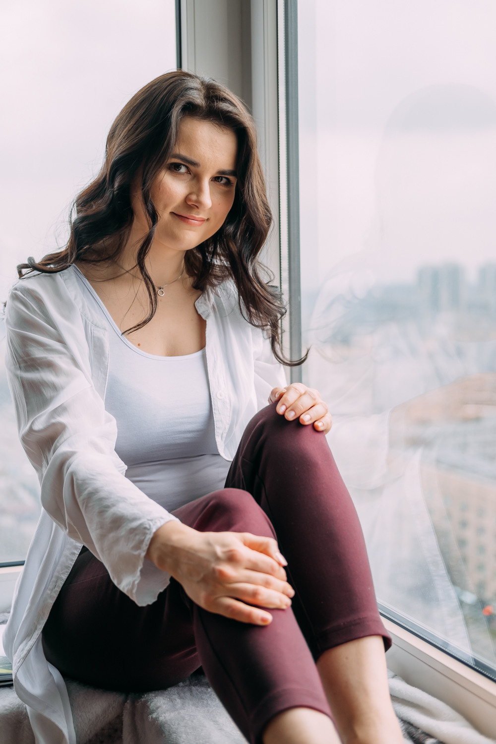 Город, как на ладони: фотосессия Марины. Сімейний і портретний фотограф у Києві Проценко Алла