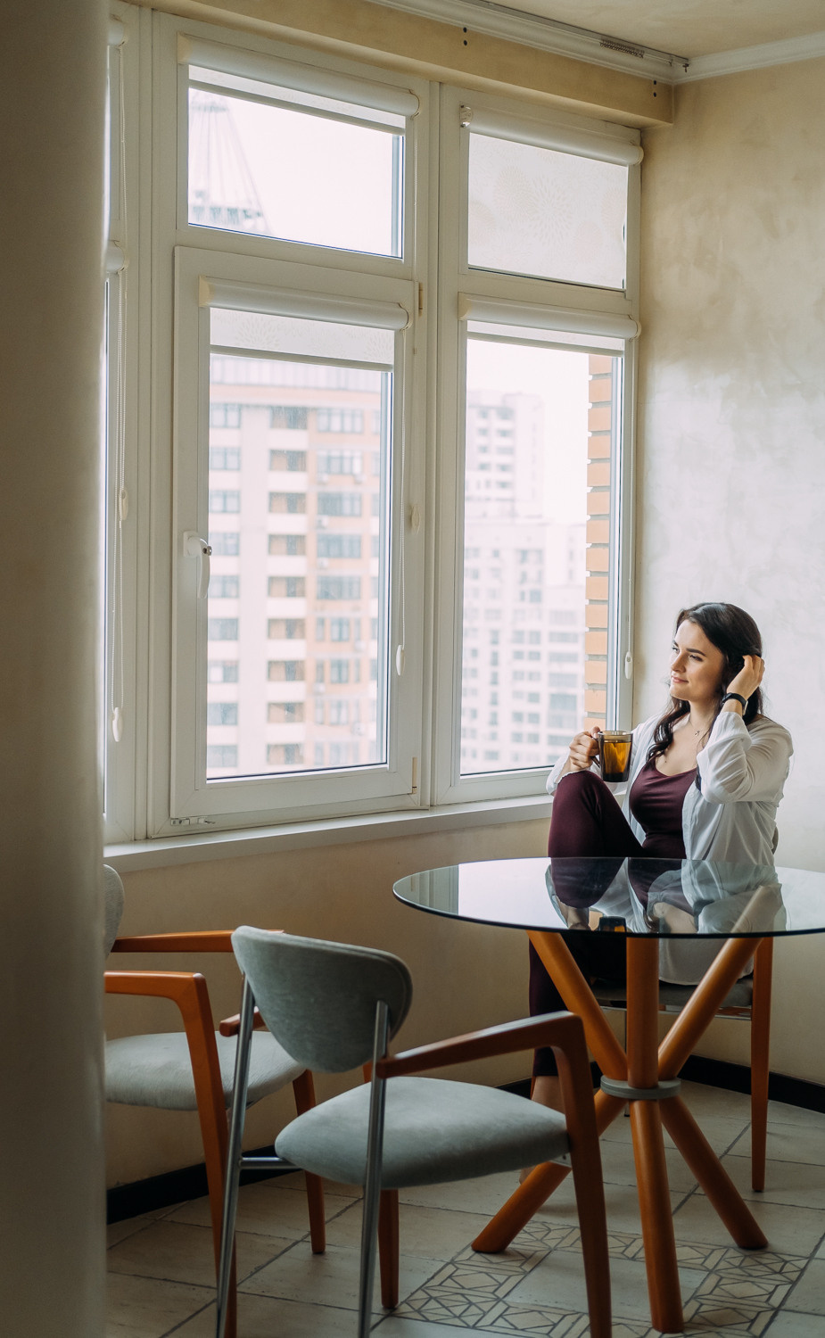 Город, как на ладони: фотосессия Марины. Сімейний і портретний фотограф у Києві Проценко Алла